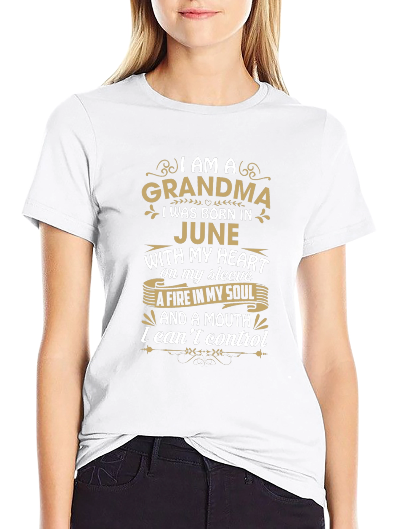Grandma June Birthday Gift T-Shirt