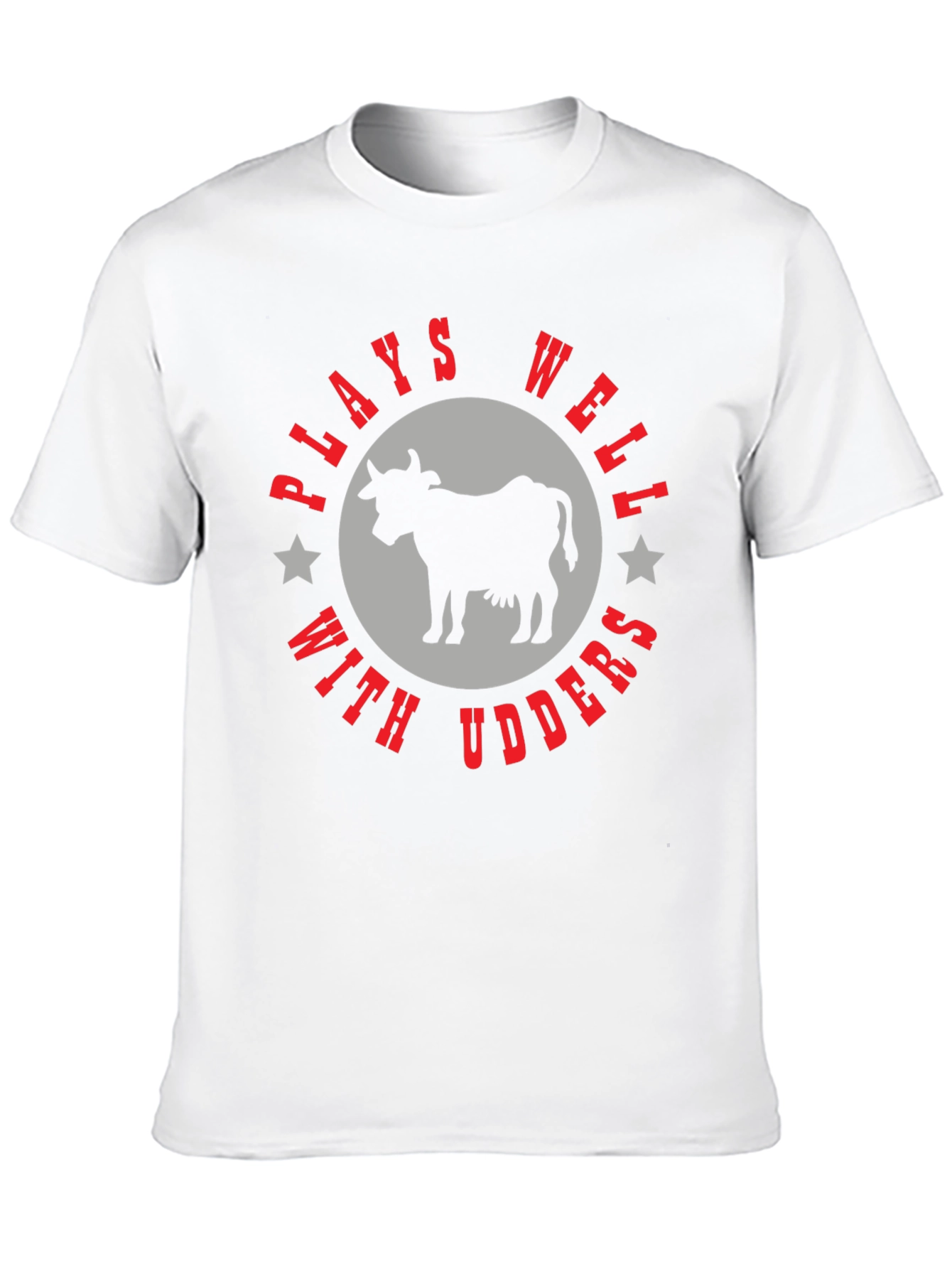 Plays Well With Udders Graphic Tee