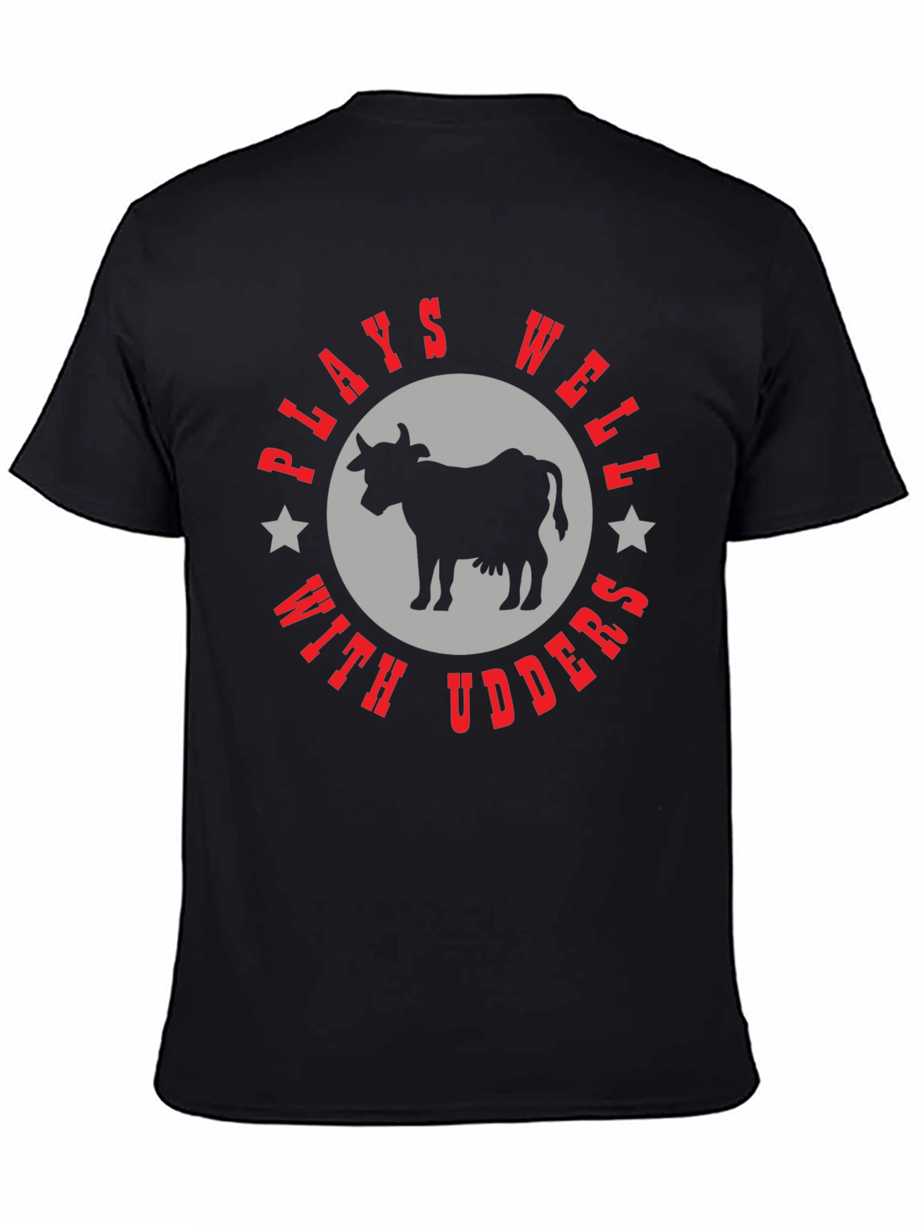Plays Well With Udders Graphic Tee