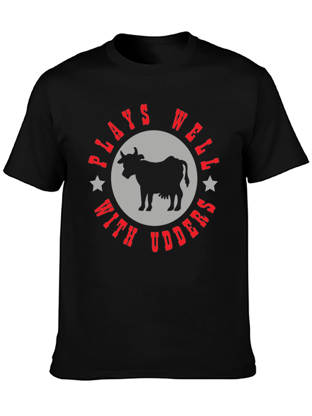 Plays Well With Udders Graphic Tee