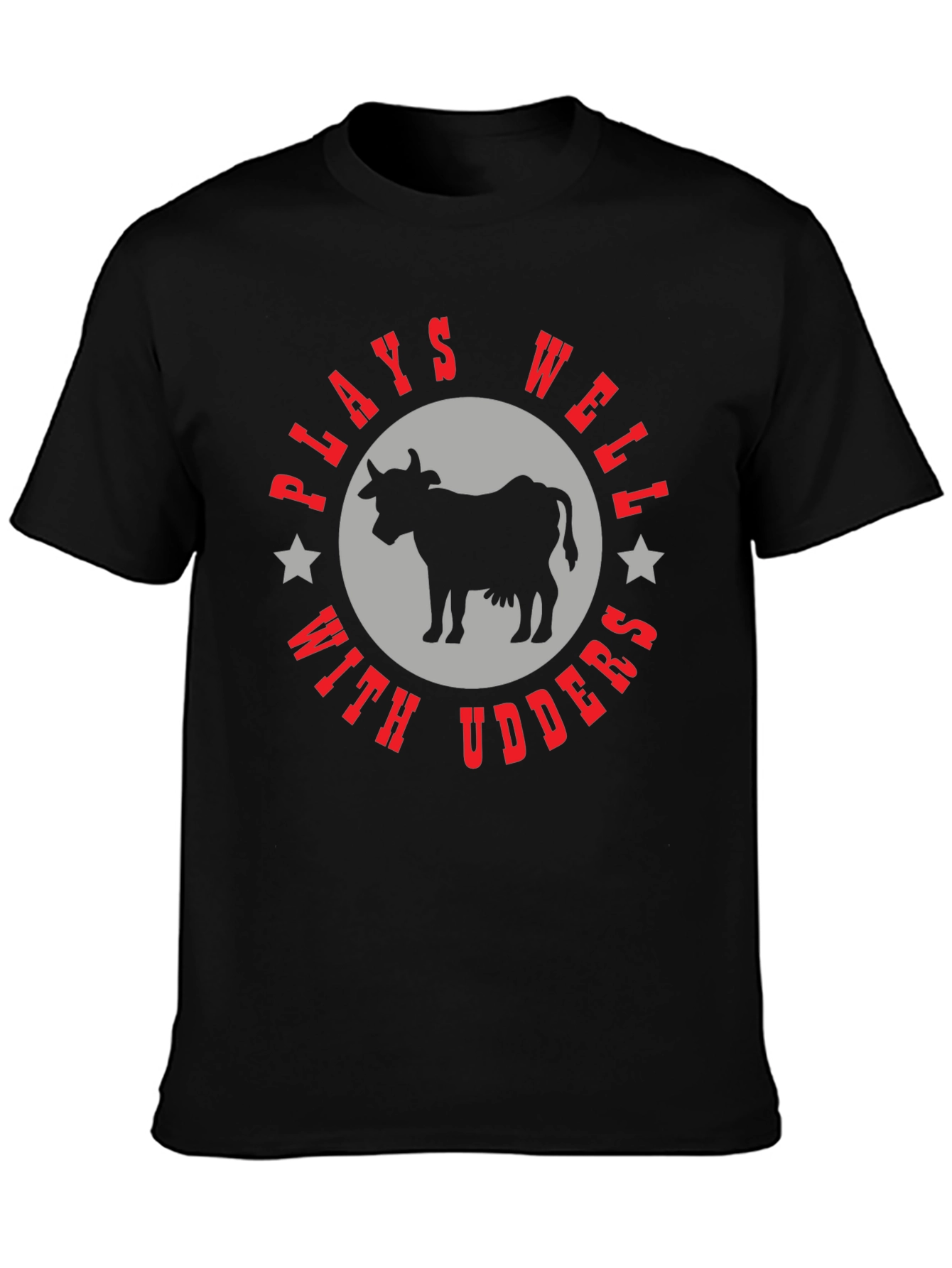 Plays Well With Udders Graphic Tee