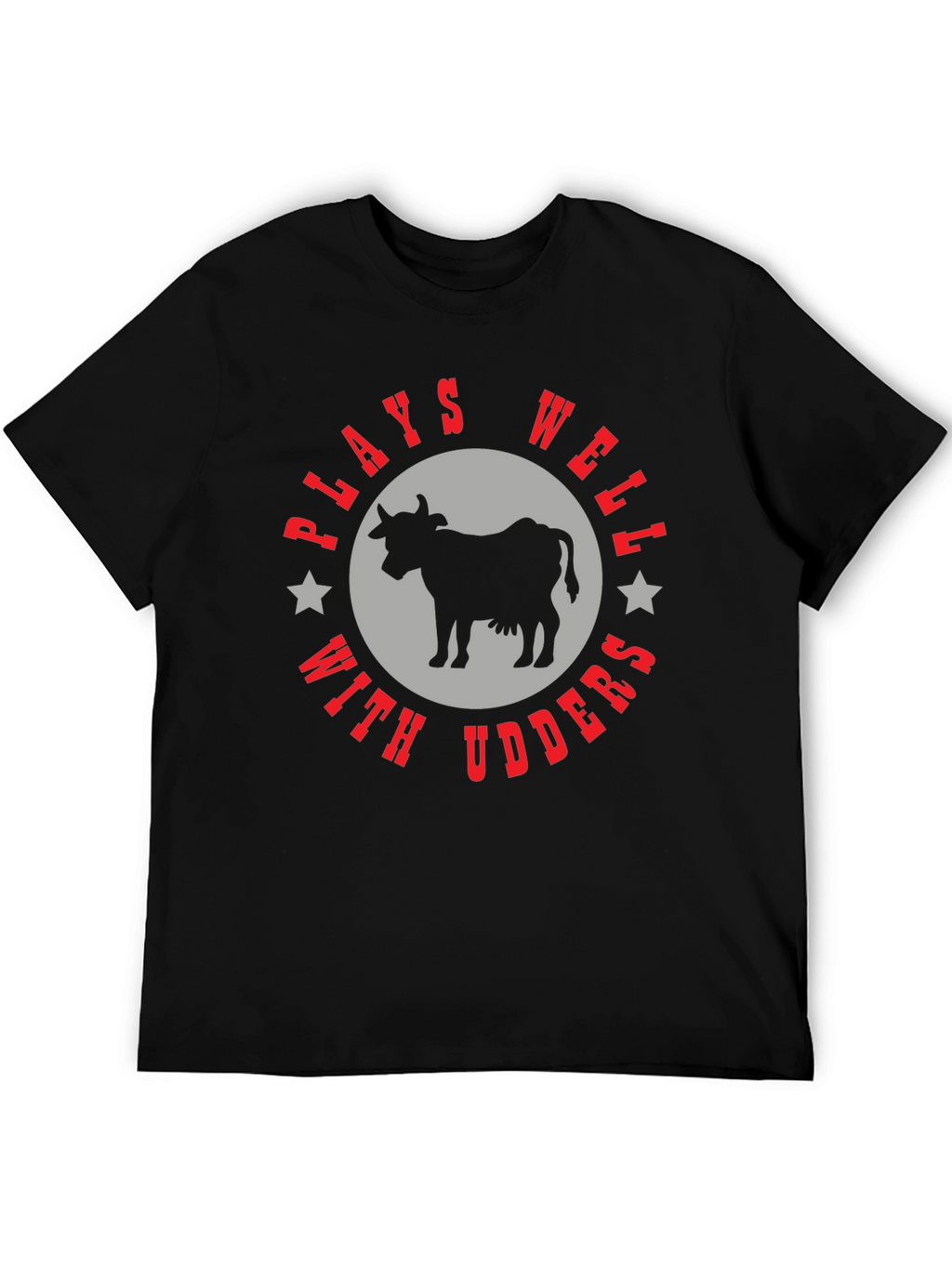 Plays Well With Udders Graphic Tee