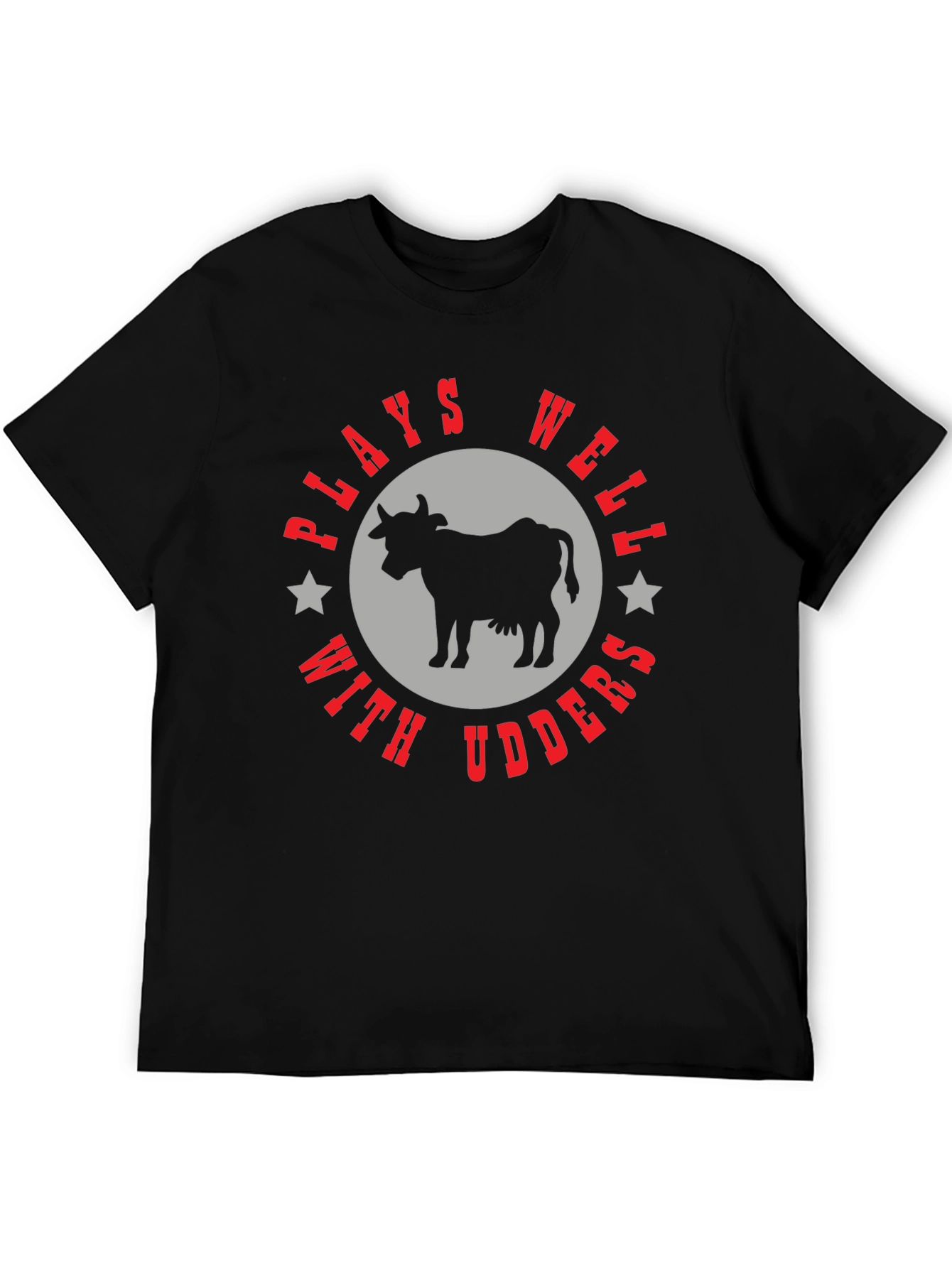 Plays Well With Udders Graphic Tee