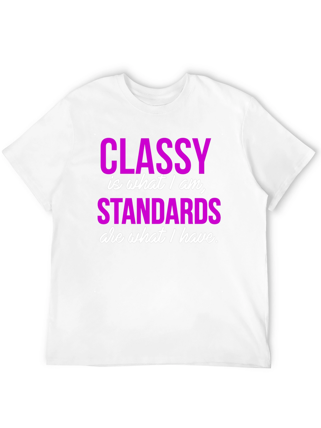 Classy Standards Black Graphic T-Shirt