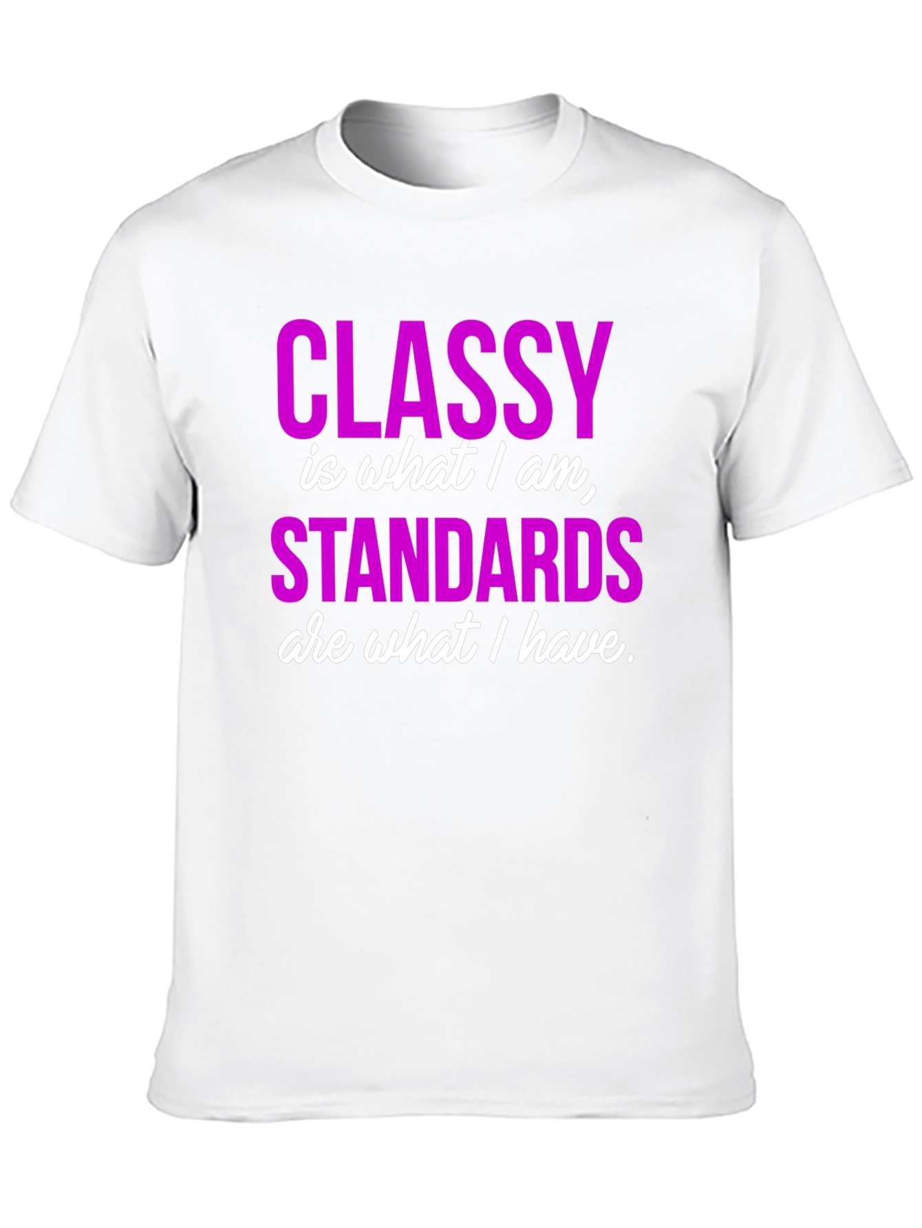 Classy Standards Black Graphic T-Shirt