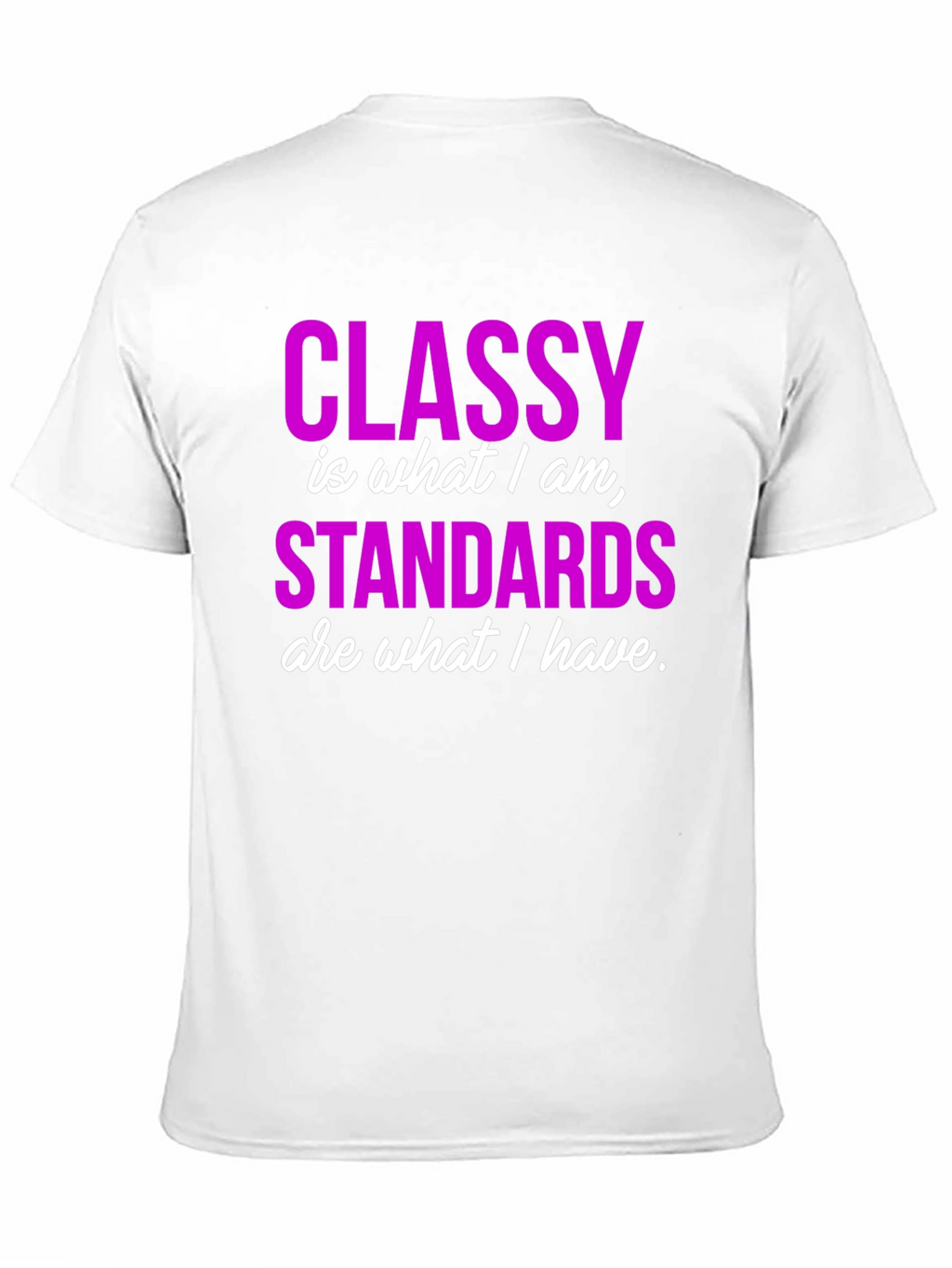 Classy Standards Black Graphic T-Shirt