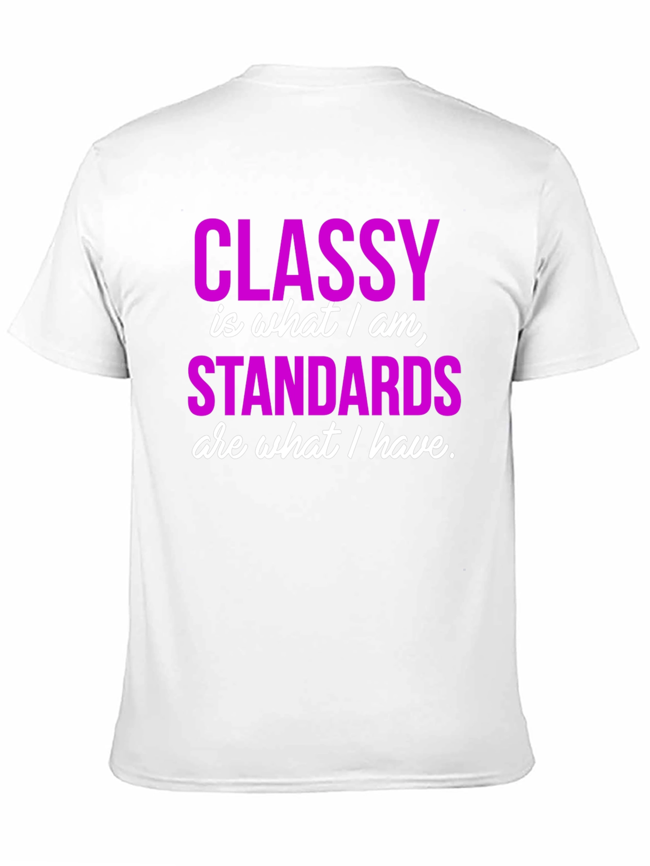 Classy Standards Black Graphic T-Shirt