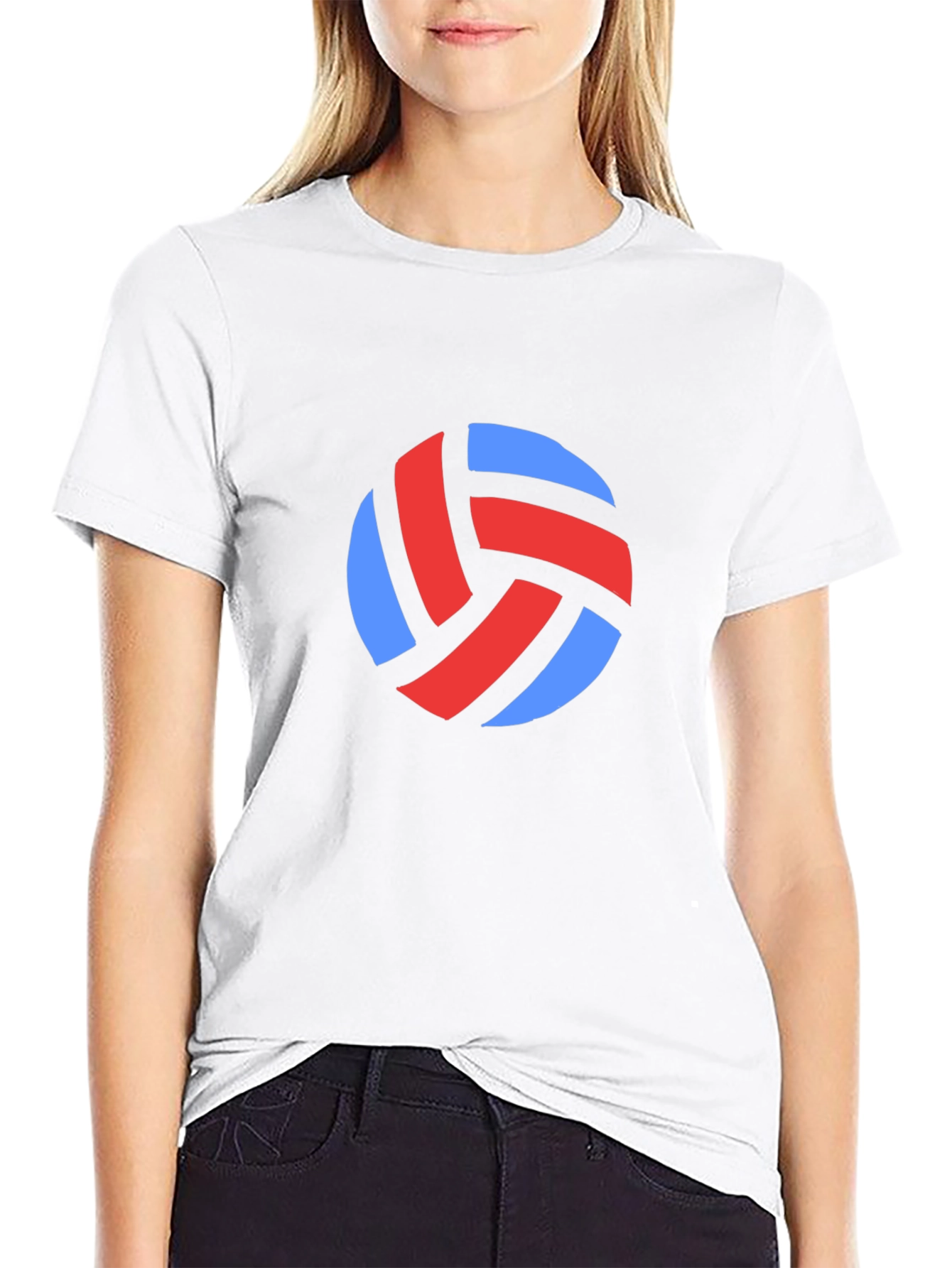 Volleyball Graphic Tee - Black Casual Shirt