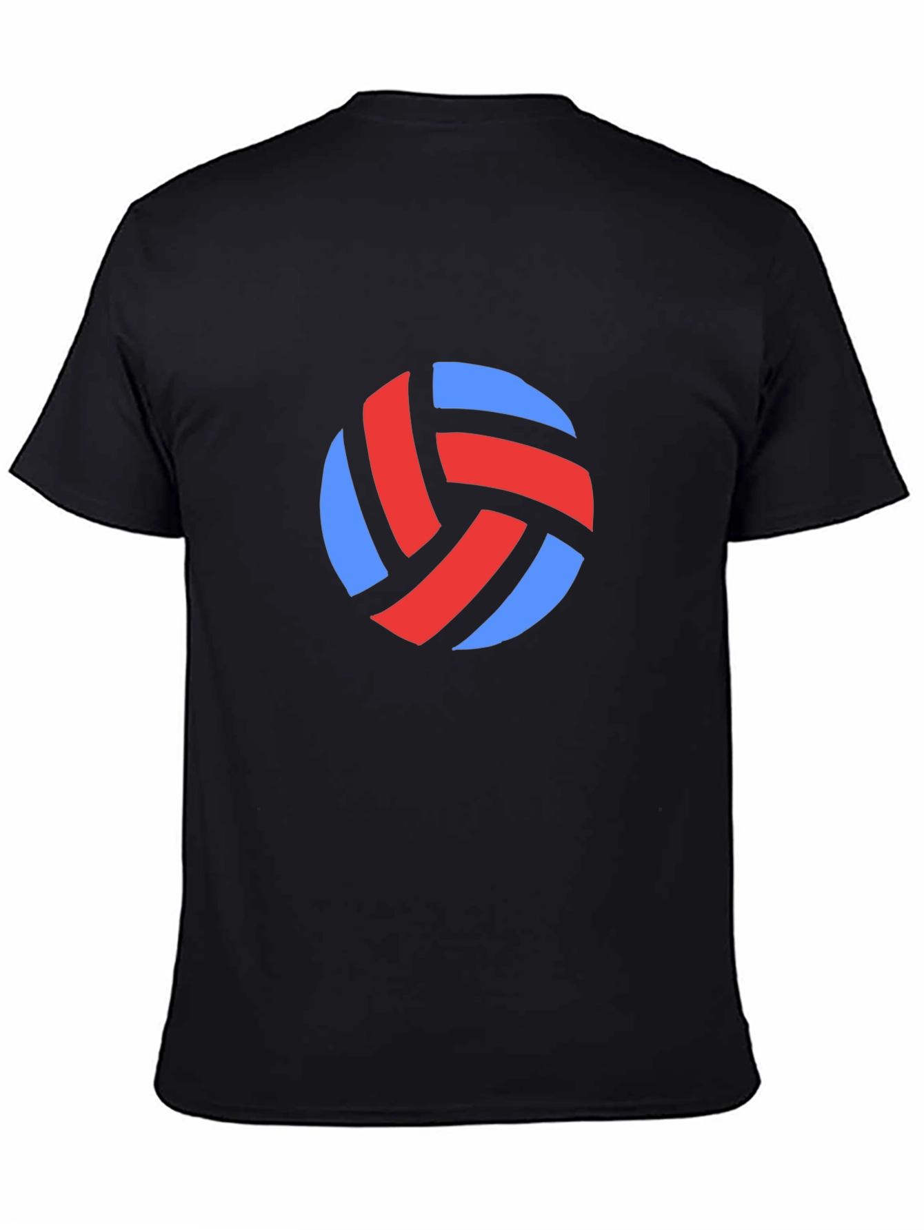 Volleyball Graphic Tee - Black Casual Shirt