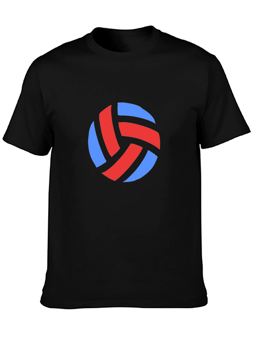 Volleyball Graphic Tee - Black Casual Shirt