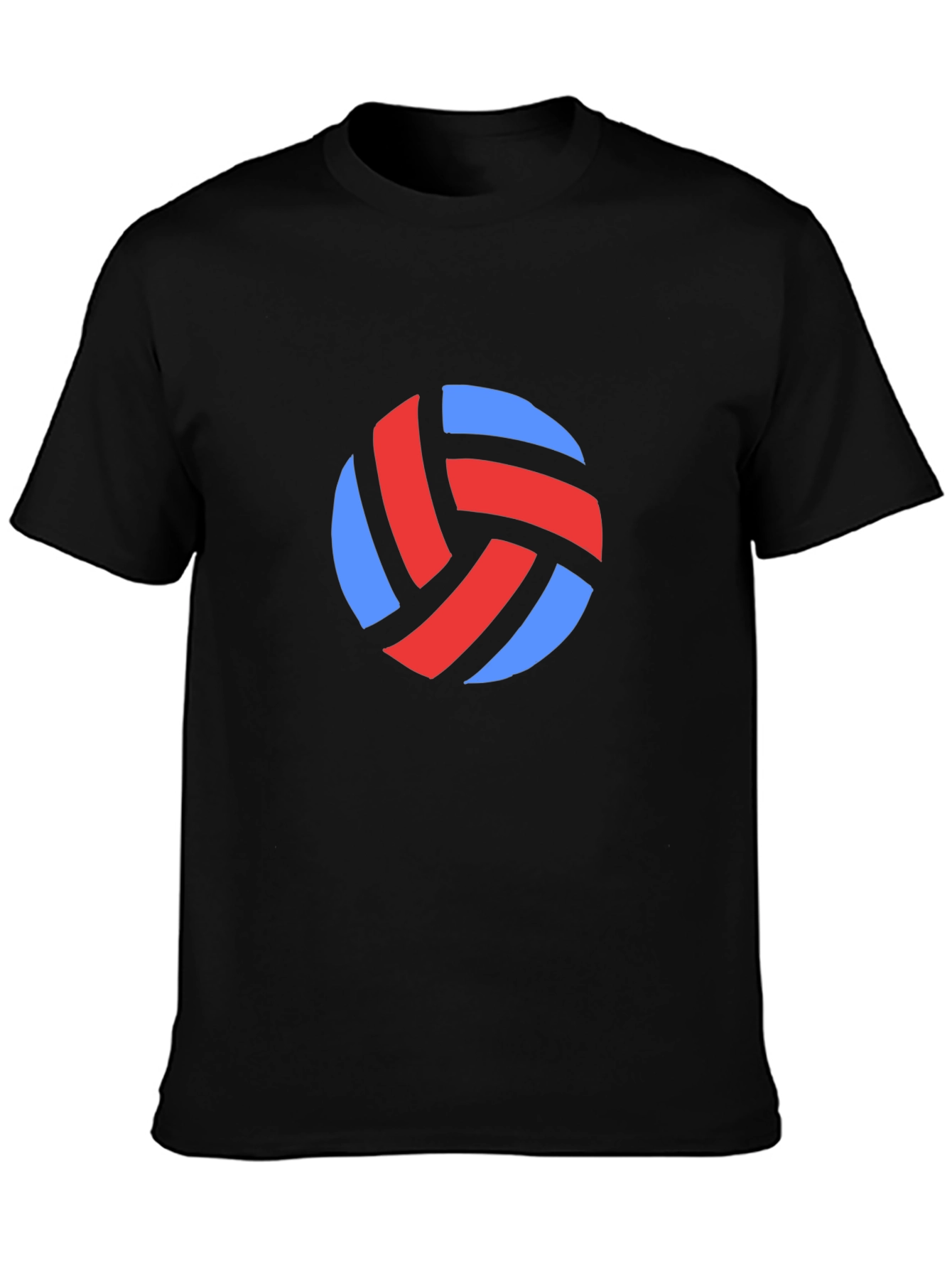 Volleyball Graphic Tee - Black Casual Shirt