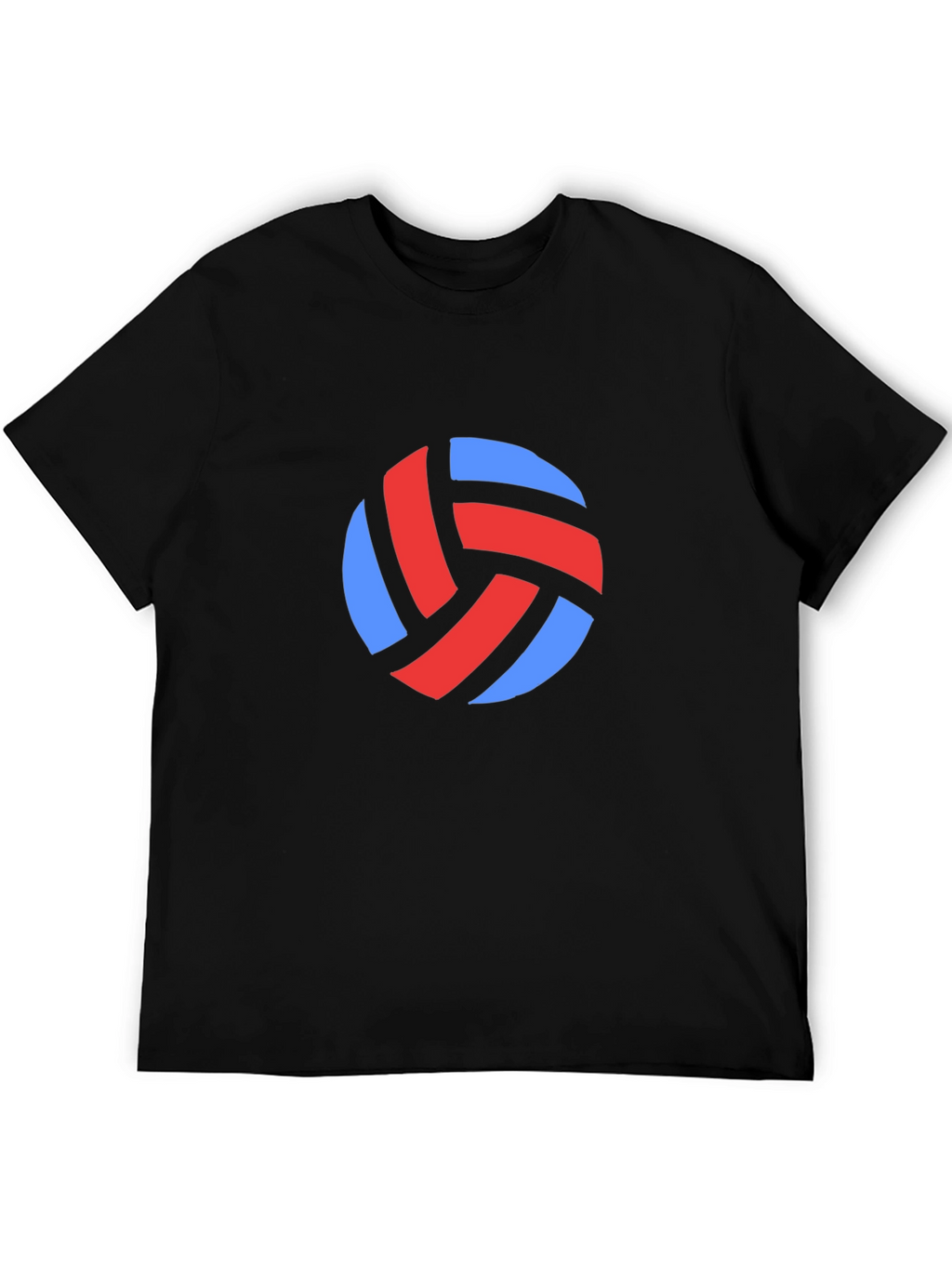 Volleyball Graphic Tee - Black Casual Shirt