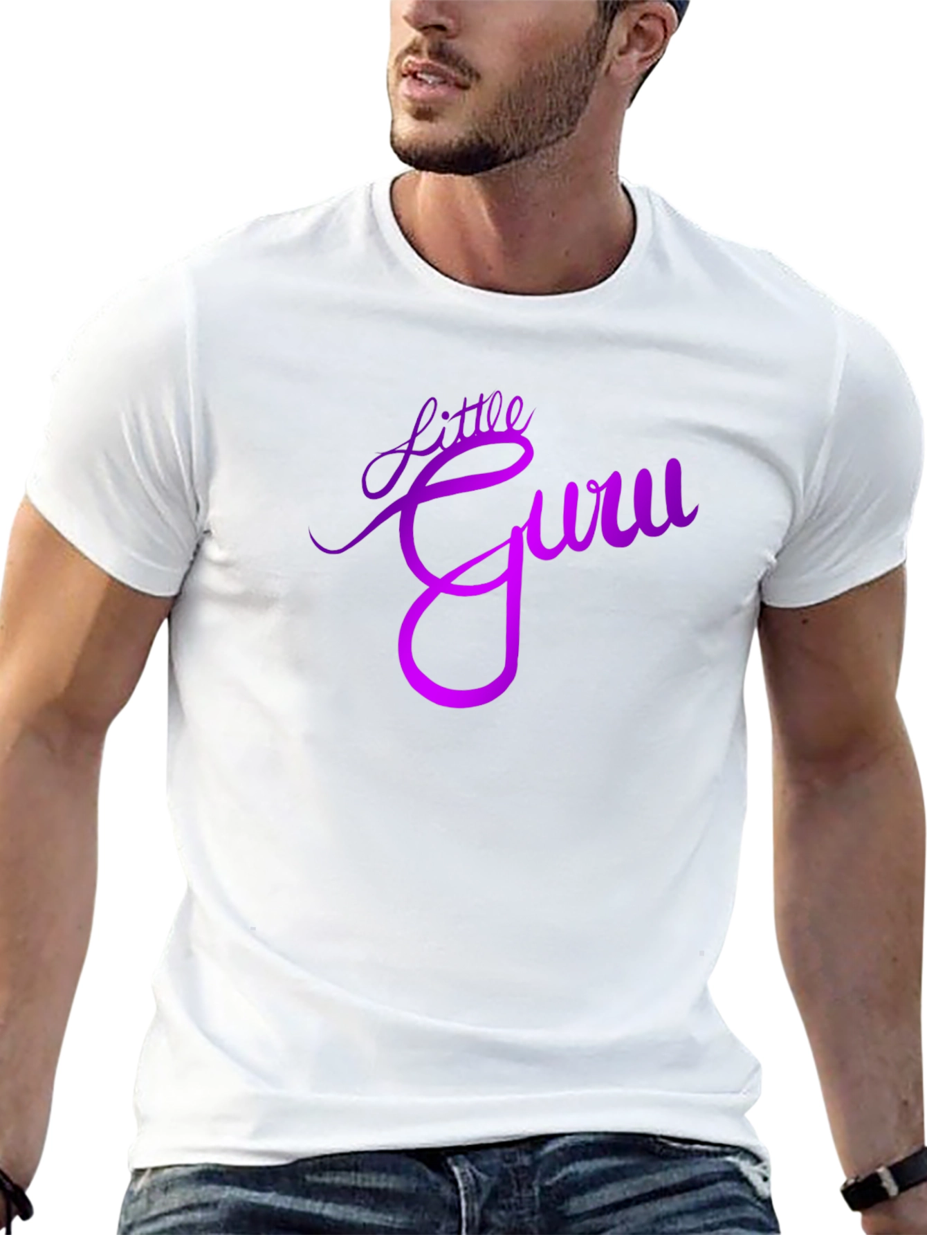 Little Guru Black T-Shirt - Unique Design