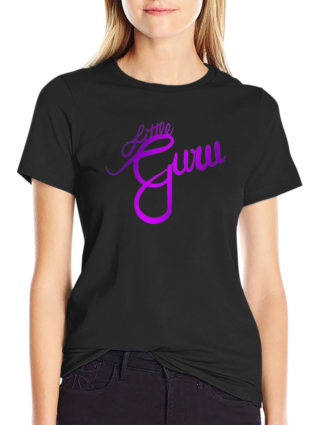 Little Guru Black T-Shirt - Unique Design