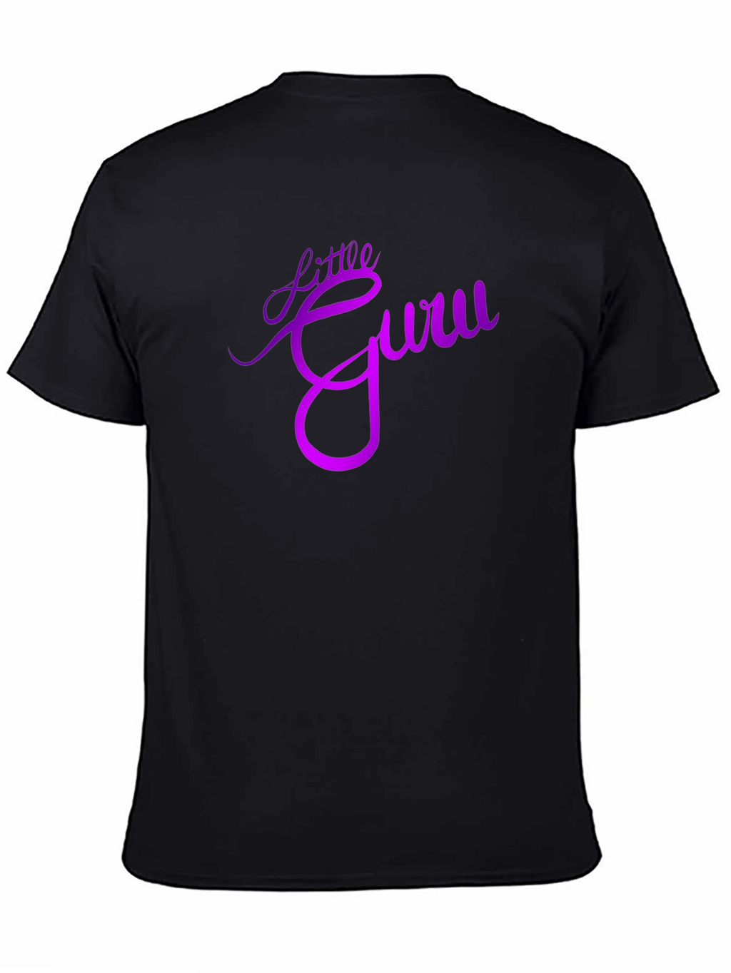 Little Guru Black T-Shirt - Unique Design