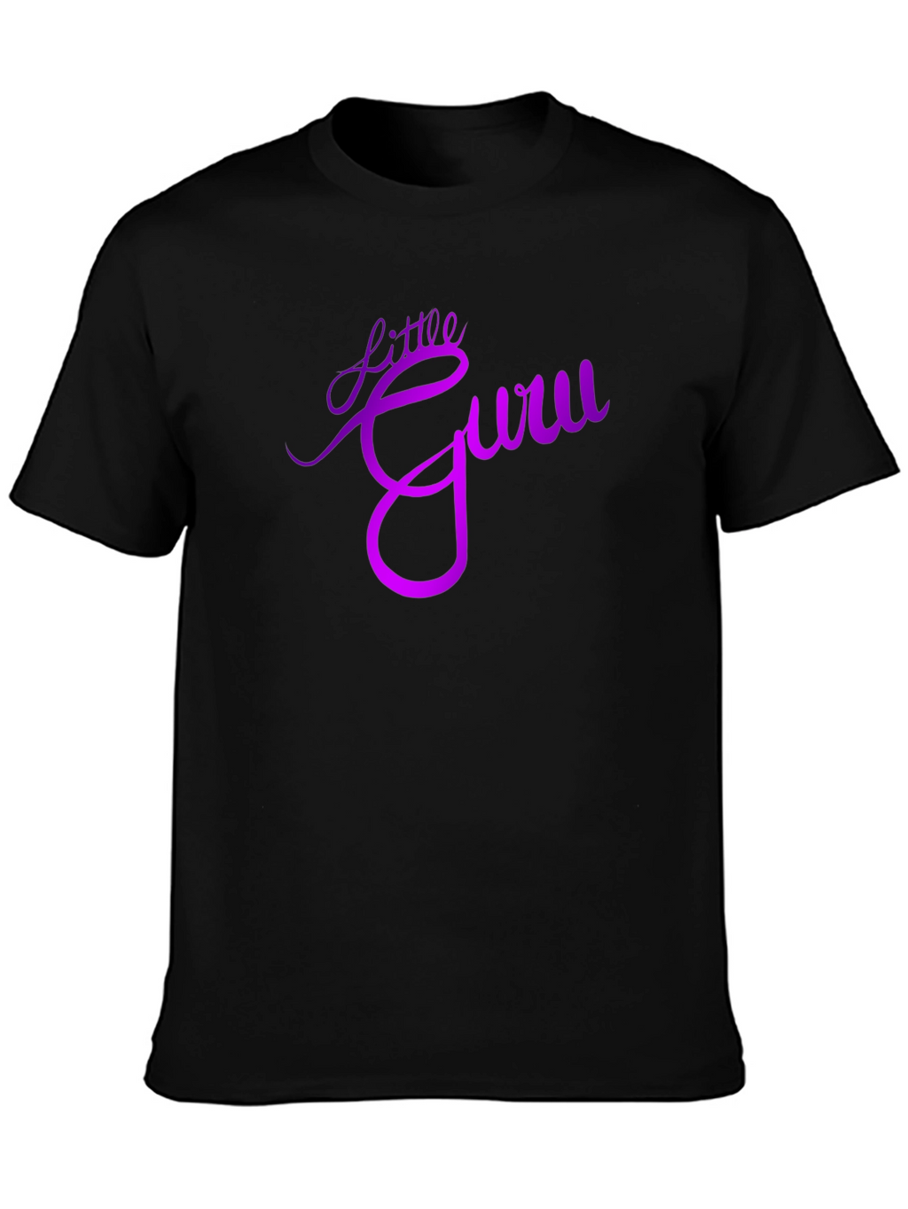 Little Guru Black T-Shirt - Unique Design