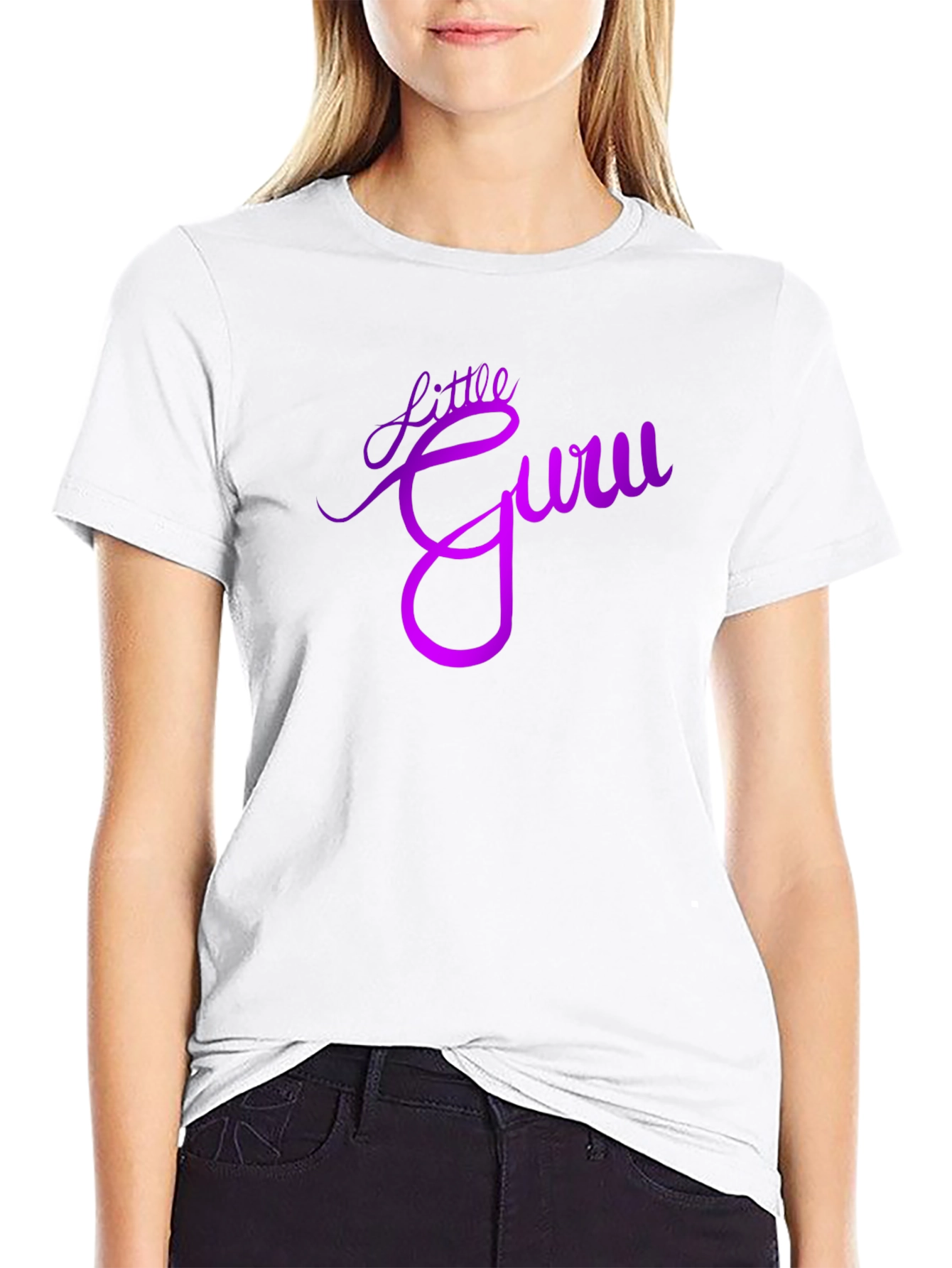 Little Guru Black T-Shirt - Unique Design