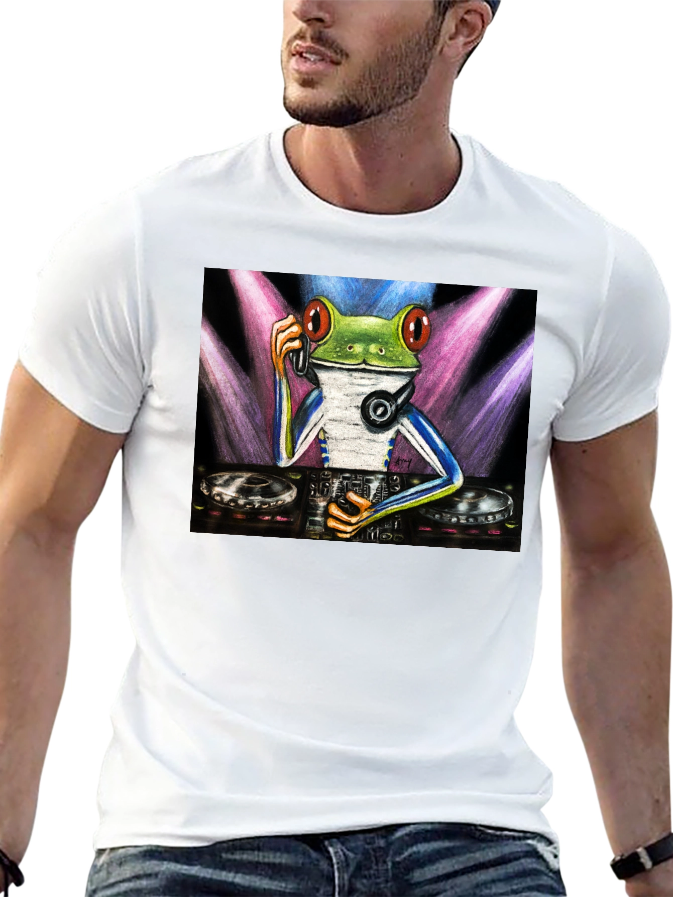 DJ Frog Graphic T-Shirt