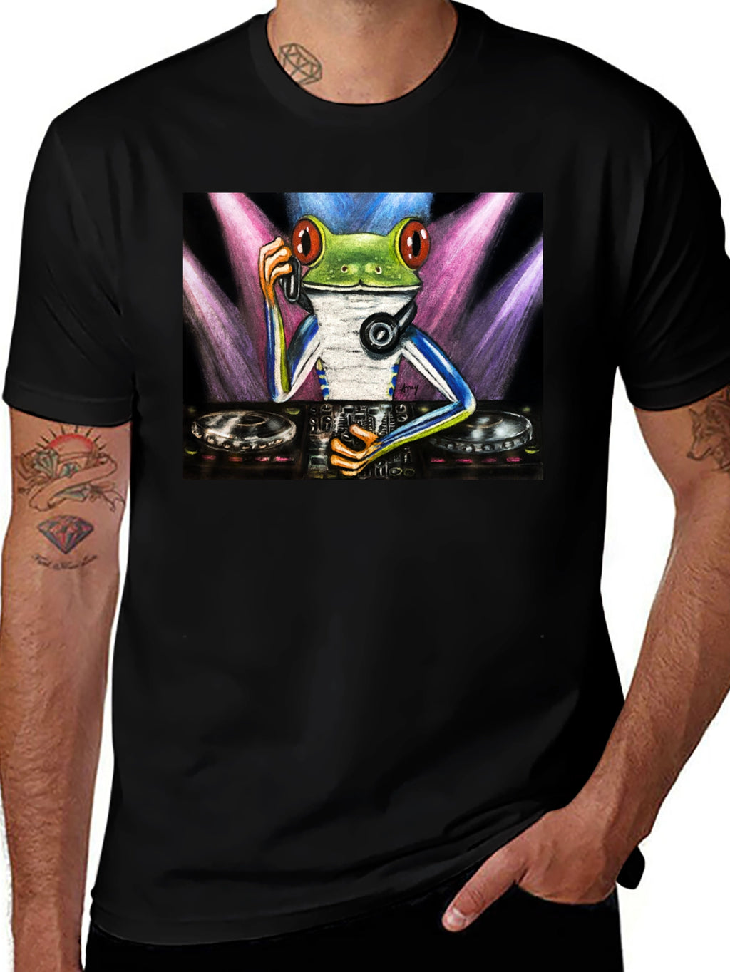 DJ Frog Graphic T-Shirt