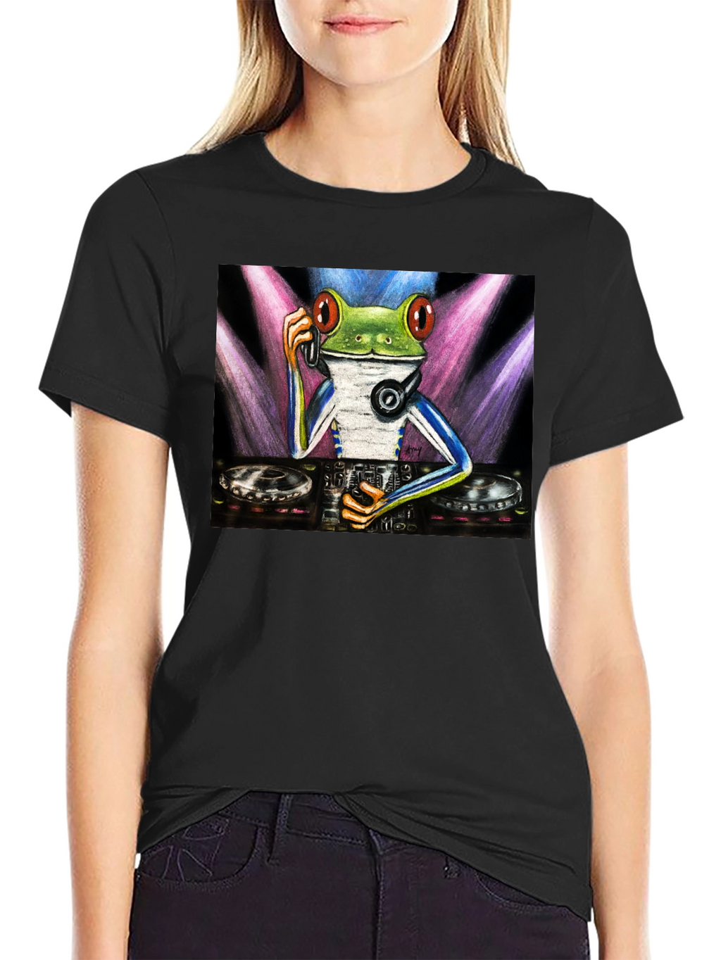 DJ Frog Graphic T-Shirt