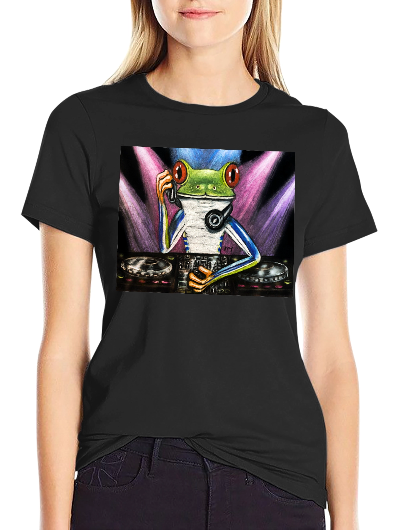 DJ Frog Graphic T-Shirt