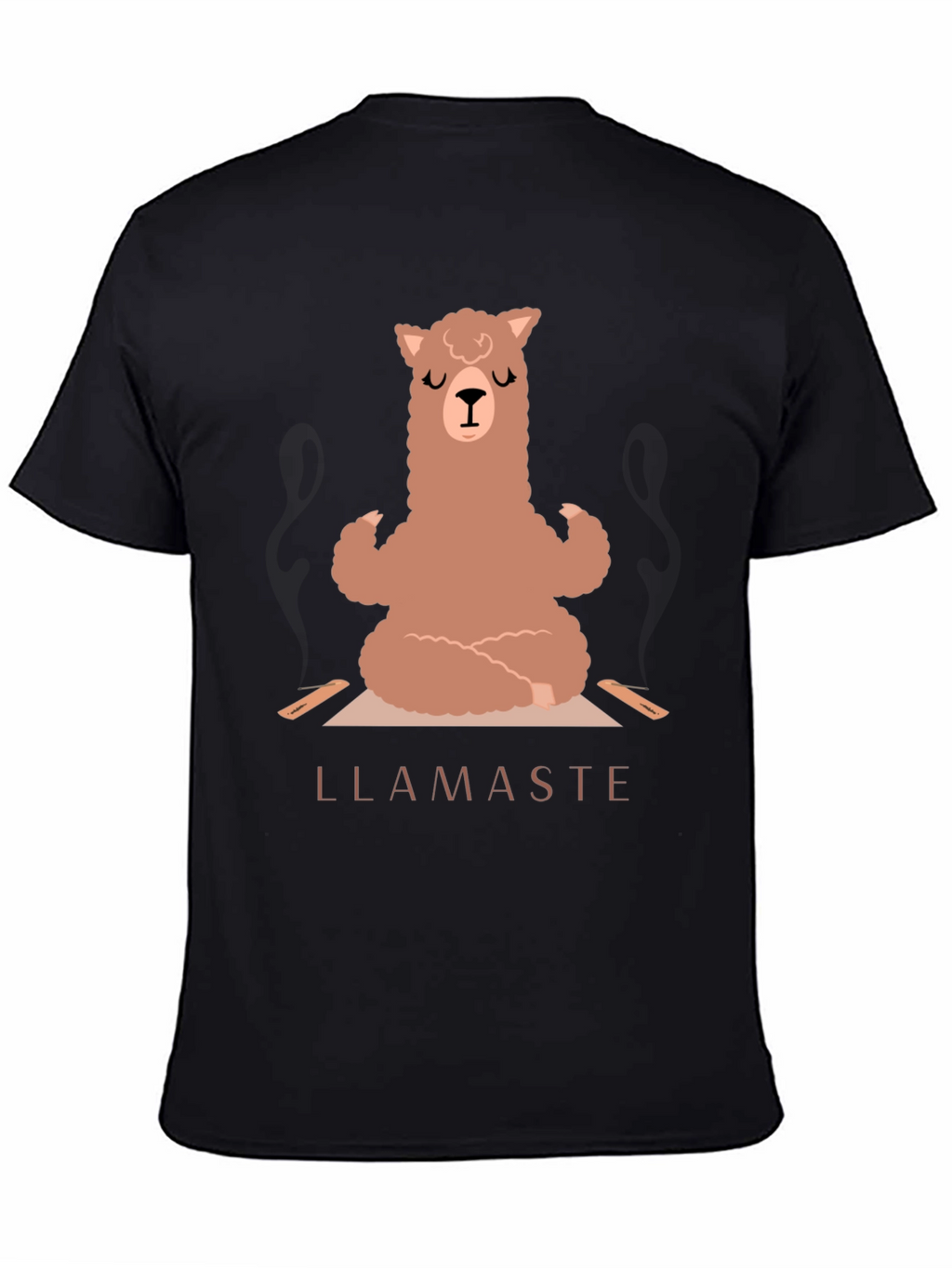 Llamaste Yoga T-Shirt - Meditating Llama Tee
