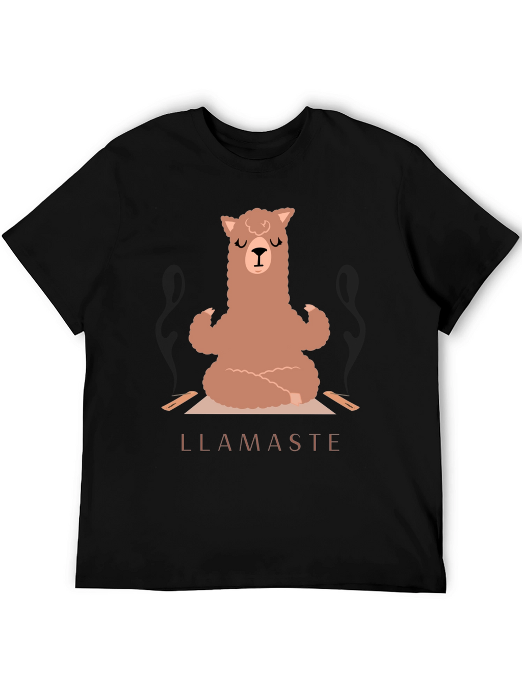 Llamaste Yoga T-Shirt - Meditating Llama Tee