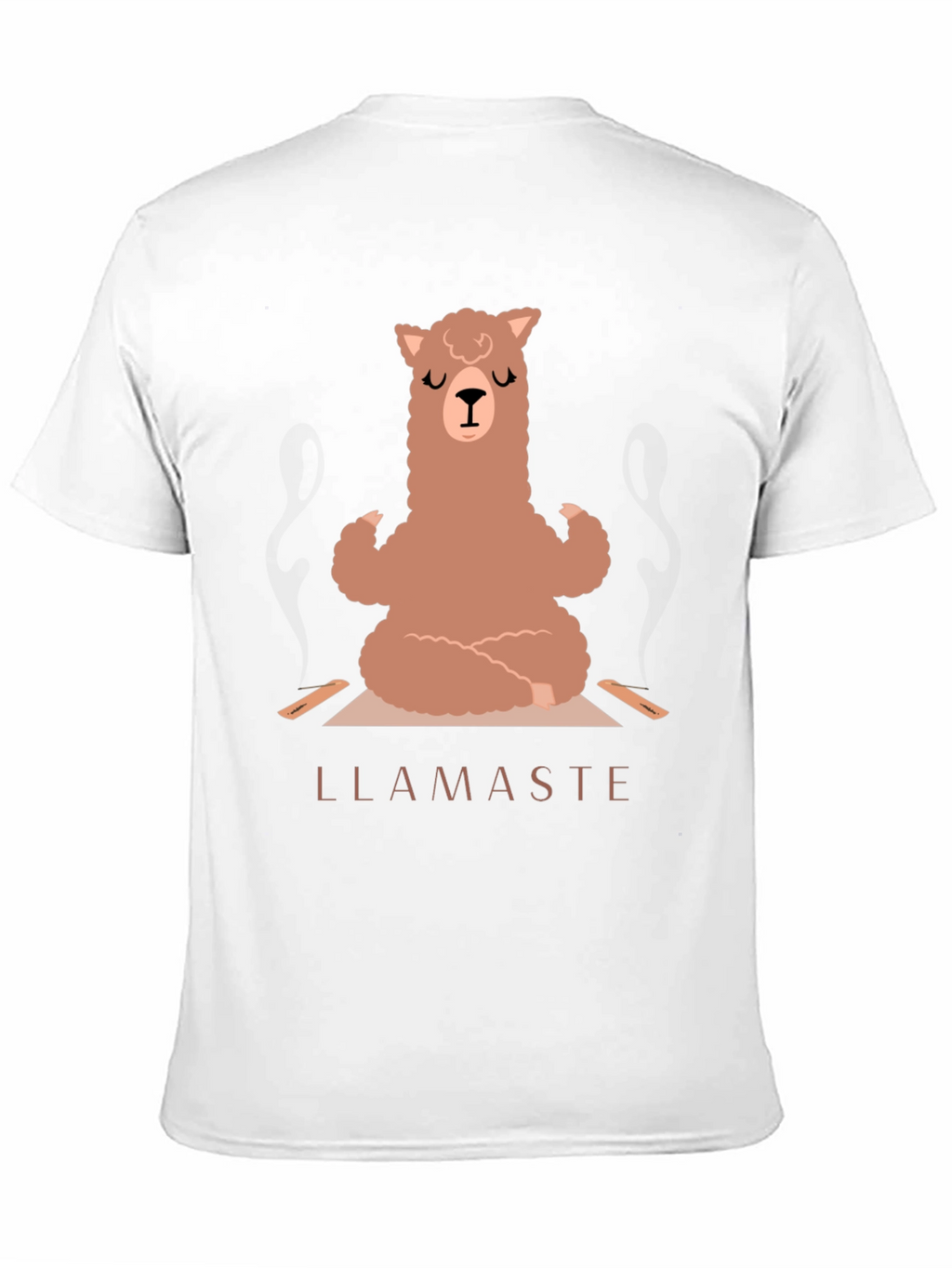 Llamaste Yoga T-Shirt - Meditating Llama Tee