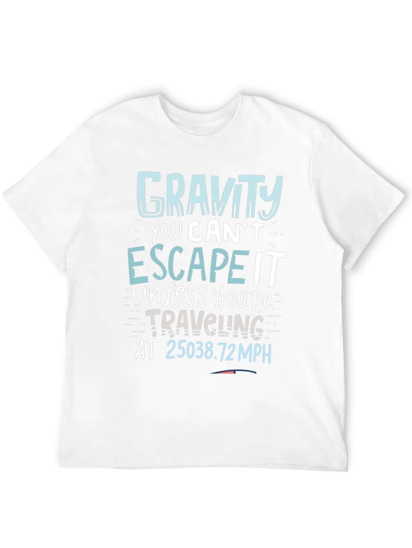 Gravity Escape Speed T-Shirt - Novelty Science Tee