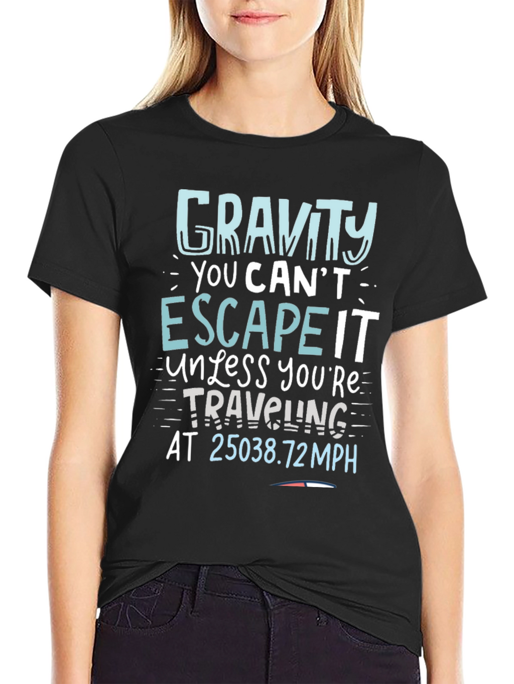 Gravity Escape Speed T-Shirt - Novelty Science Tee