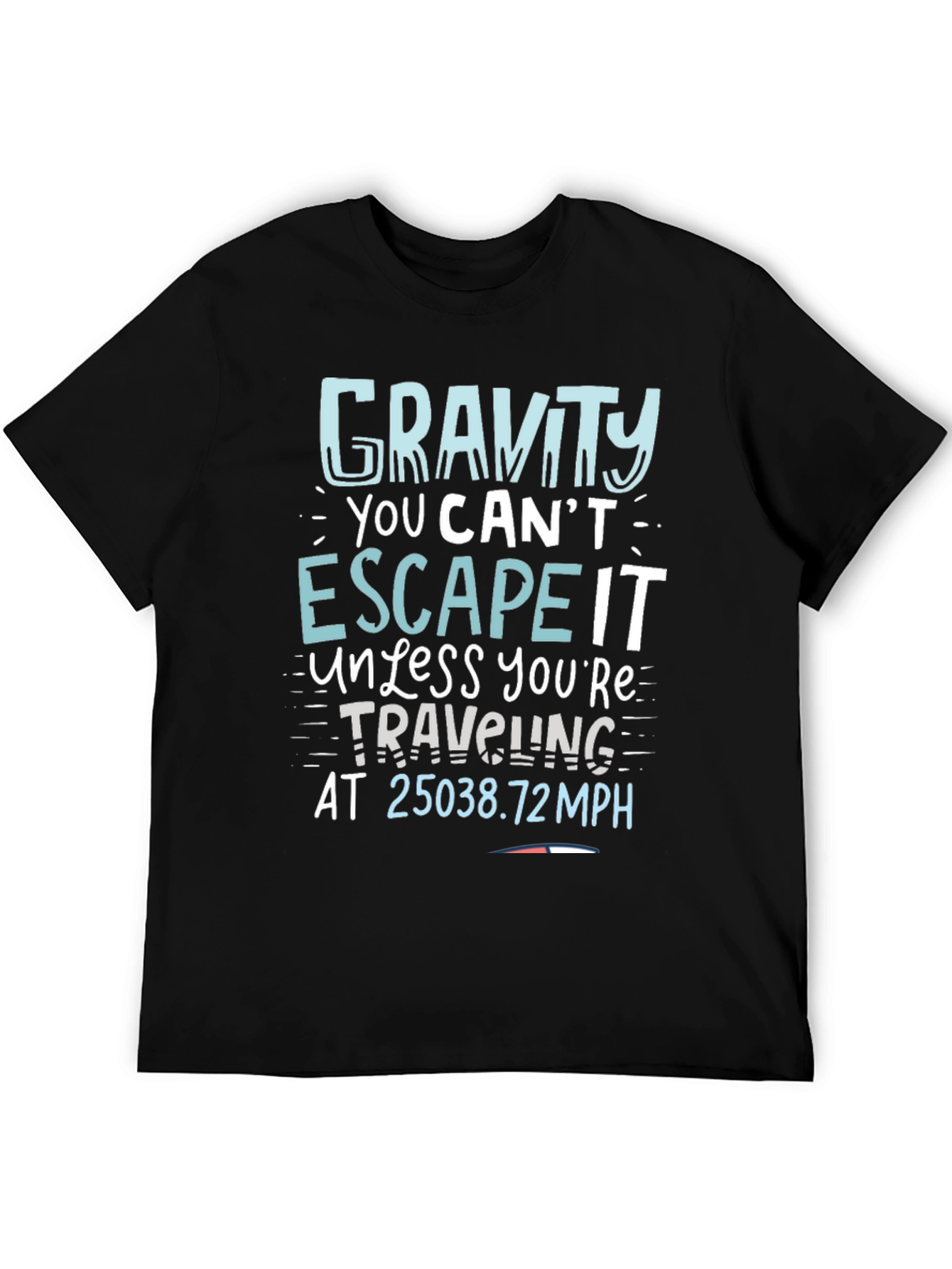 Gravity Escape Speed T-Shirt - Novelty Science Tee
