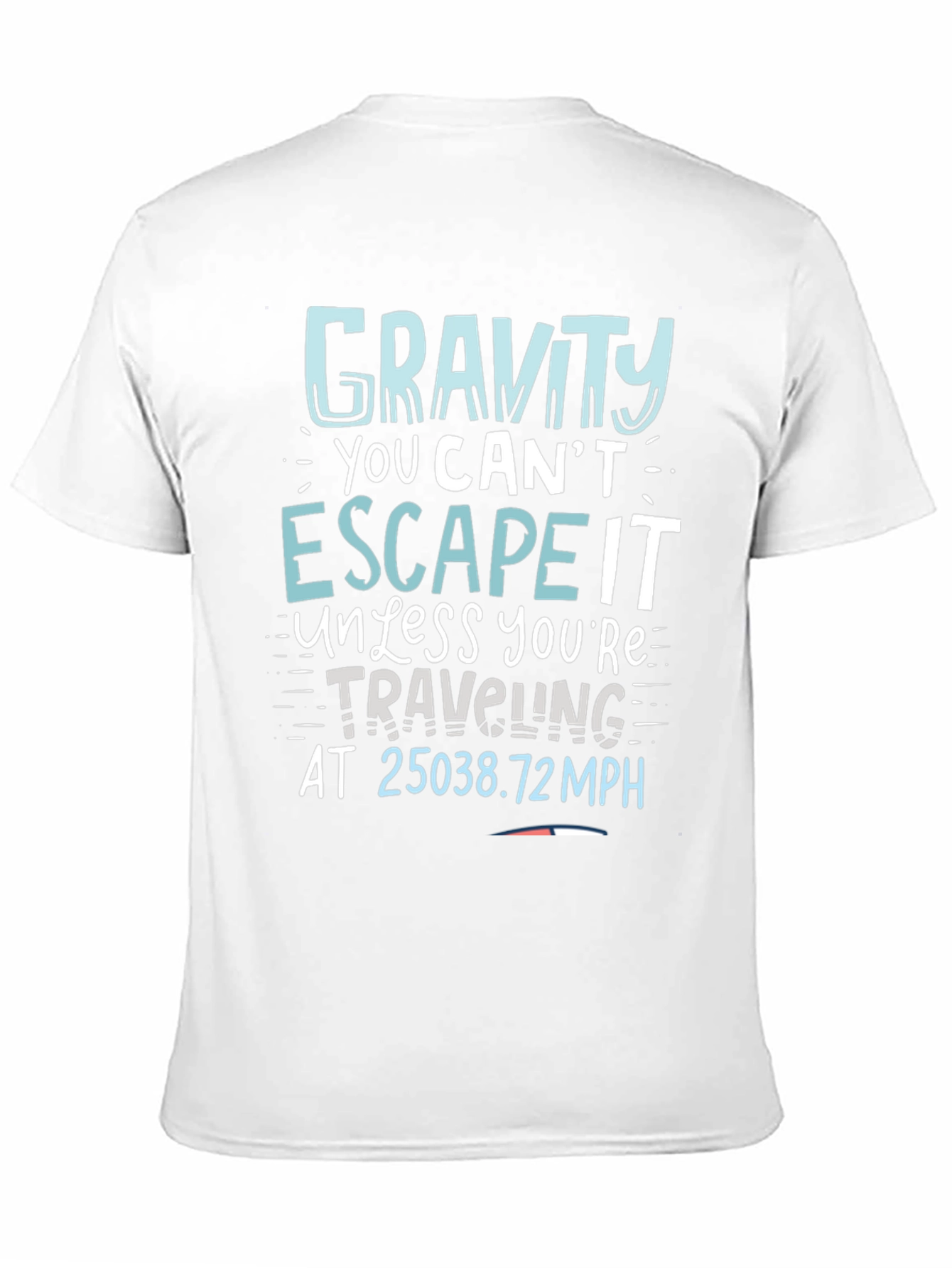 Gravity Escape Speed T-Shirt - Novelty Science Tee