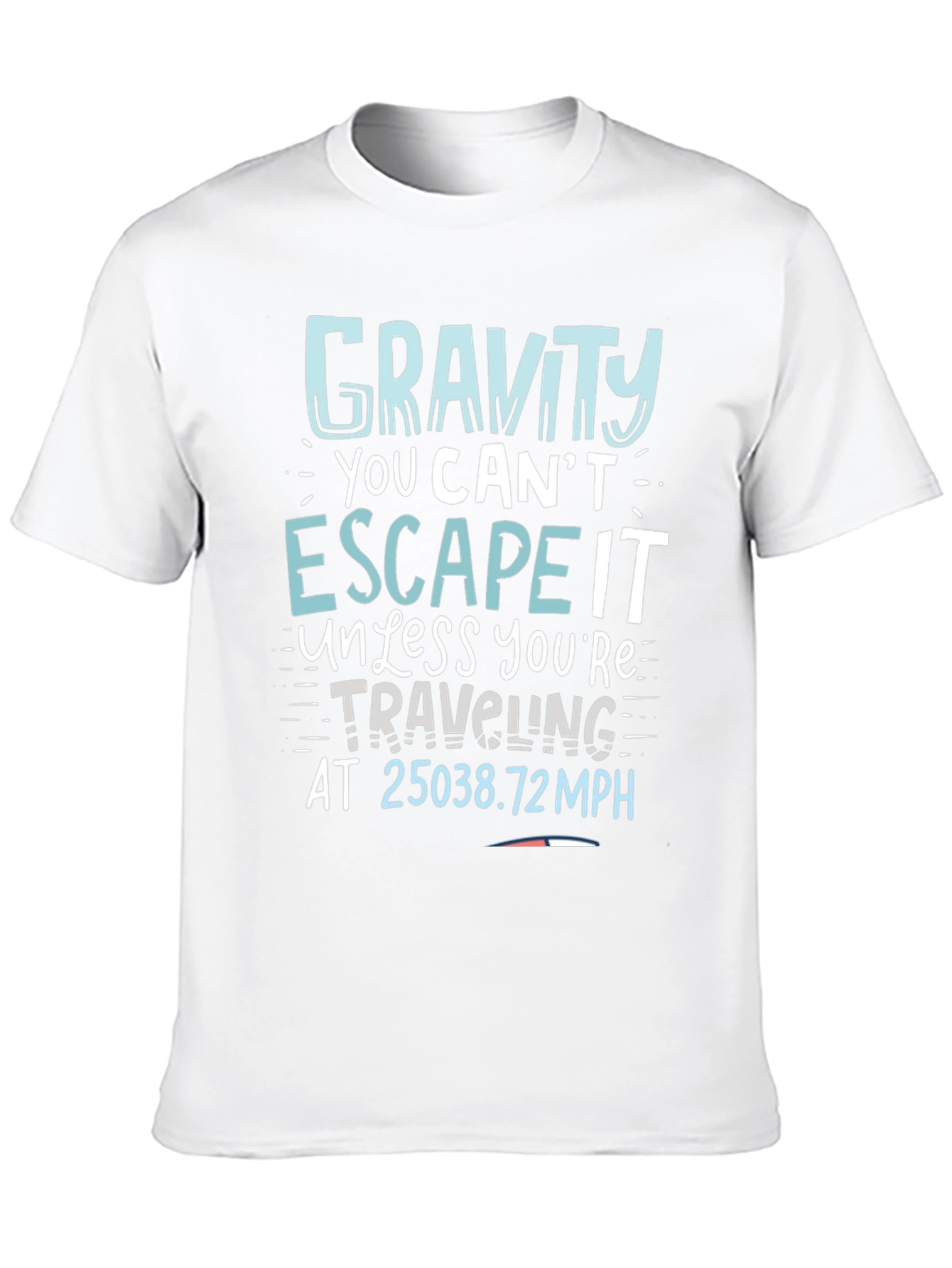 Gravity Escape Speed T-Shirt - Novelty Science Tee