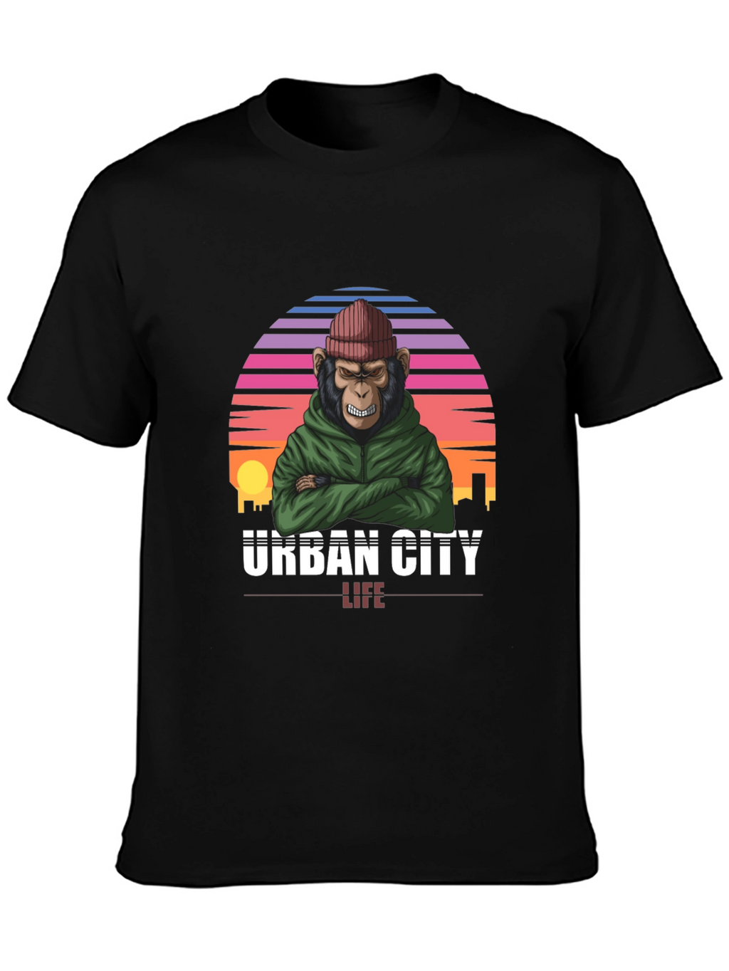 Urban City Monkey T-Shirt