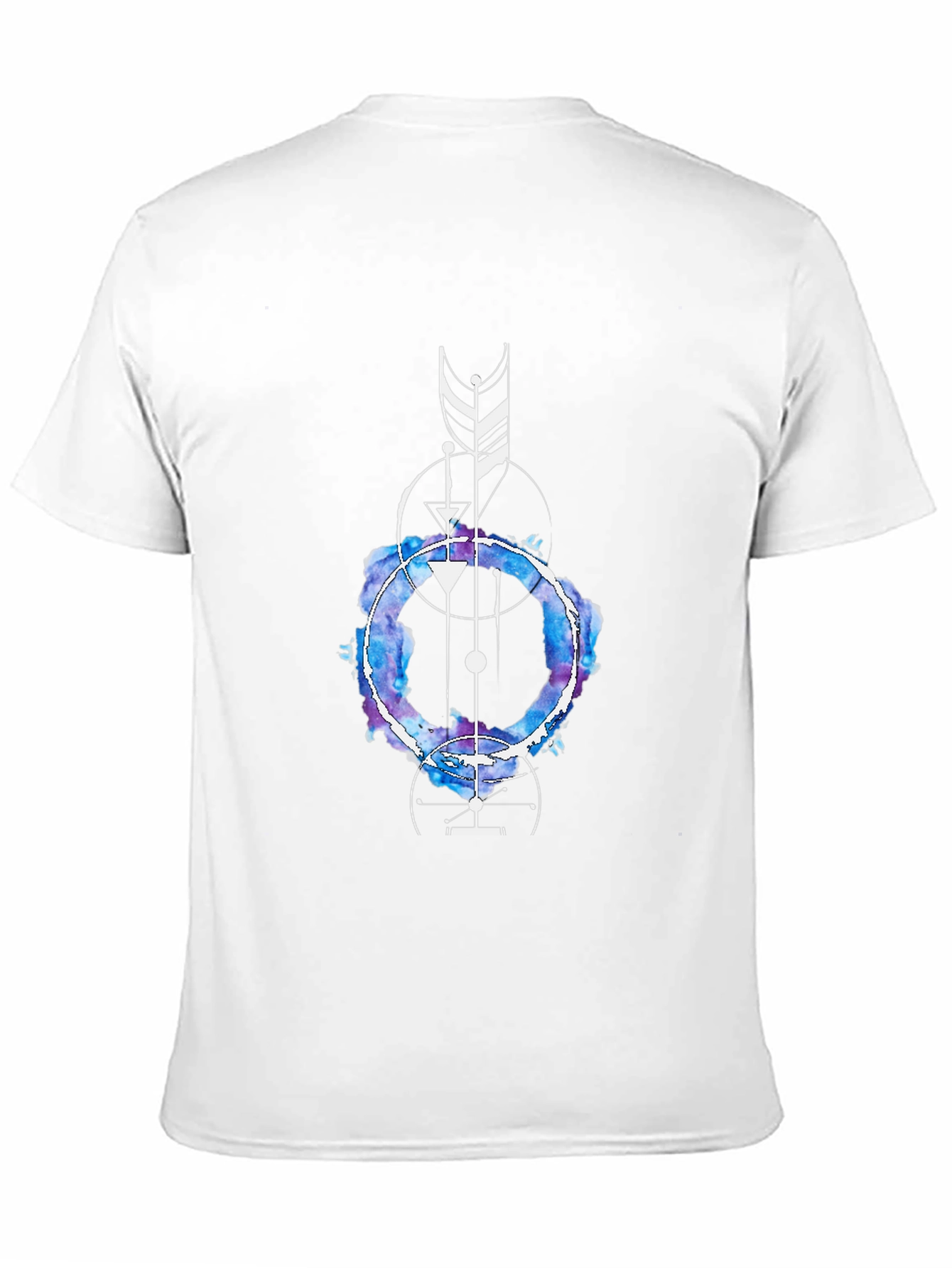 Geometric Watercolor Graphic Tee