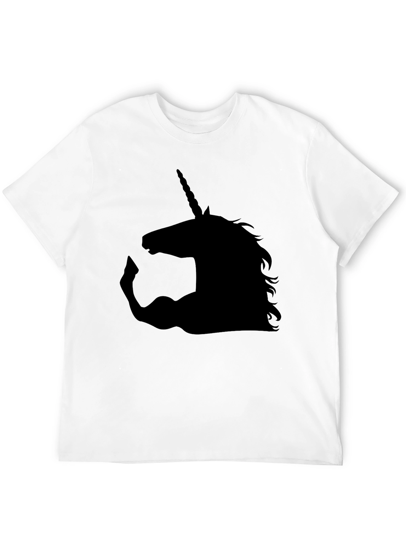 Unicorn Strong Arm T-Shirt - Black