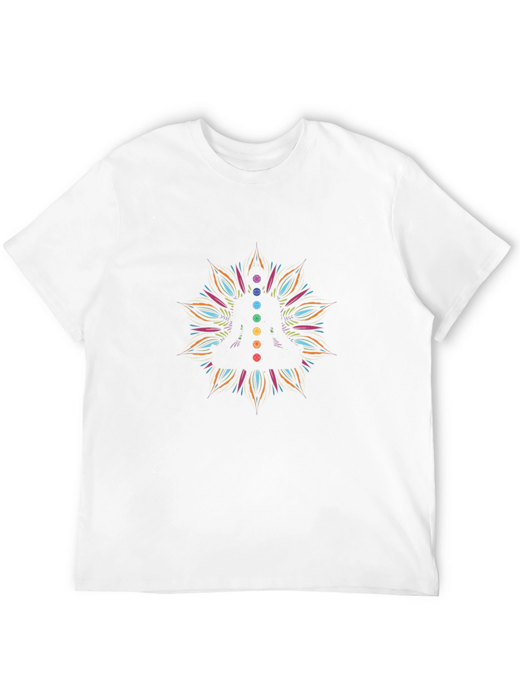 Chakra Mandala Black T-Shirt