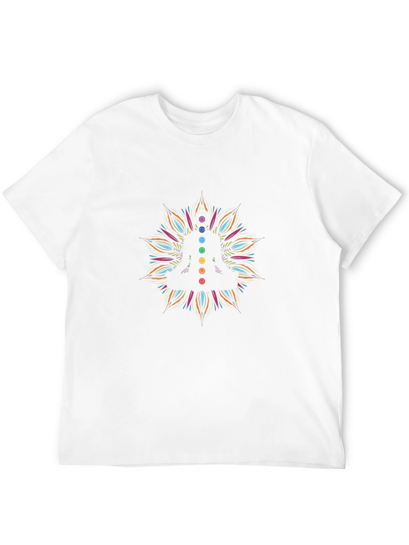 Chakra Mandala Black T-Shirt
