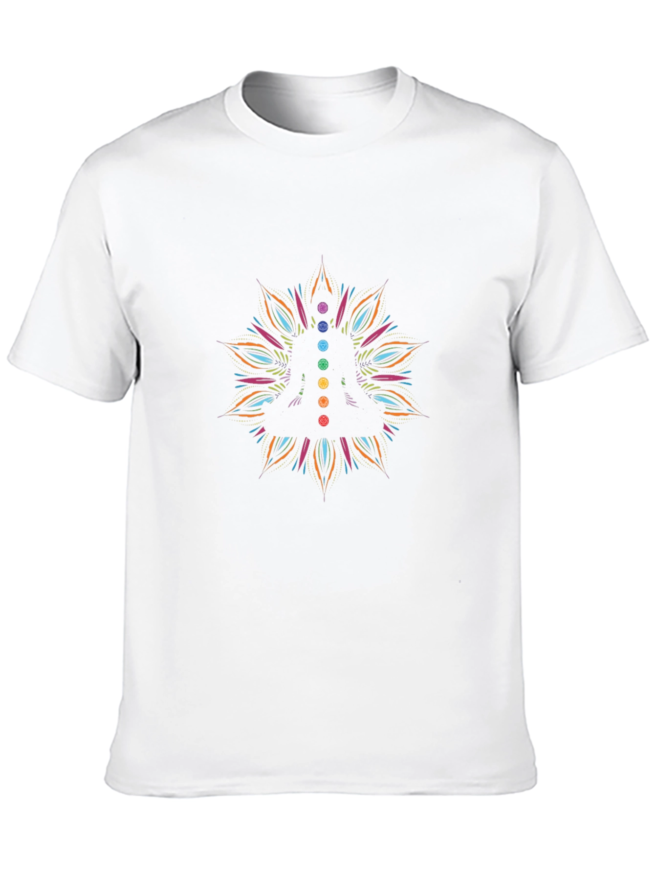 Chakra Mandala Black T-Shirt
