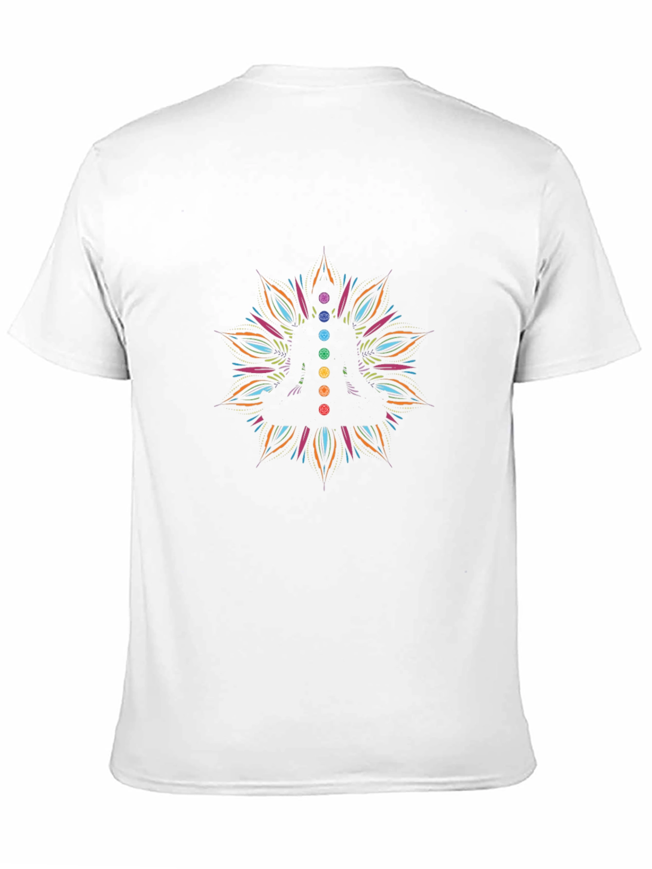 Chakra Mandala Black T-Shirt
