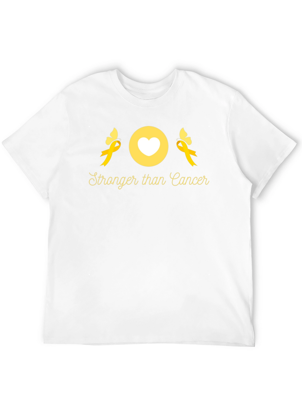 Stronger Than Cancer Awareness Ribbon T-Shirt