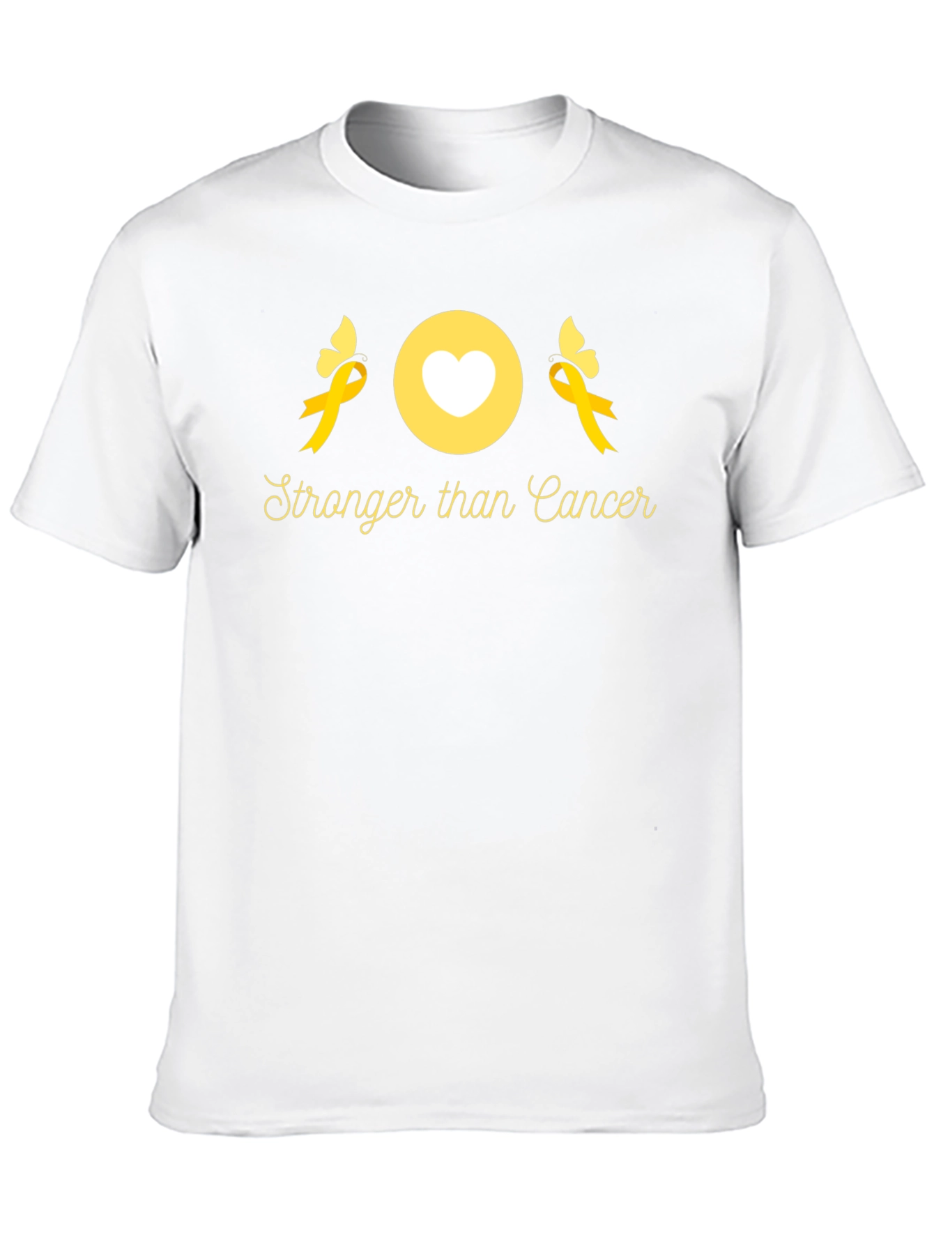 Stronger Than Cancer Awareness Ribbon T-Shirt