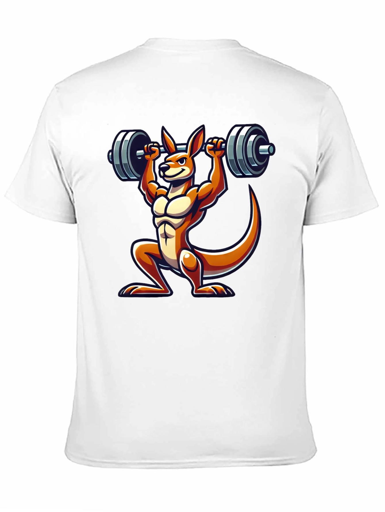 Kangaroo Lifting Barbell Graphic Tee