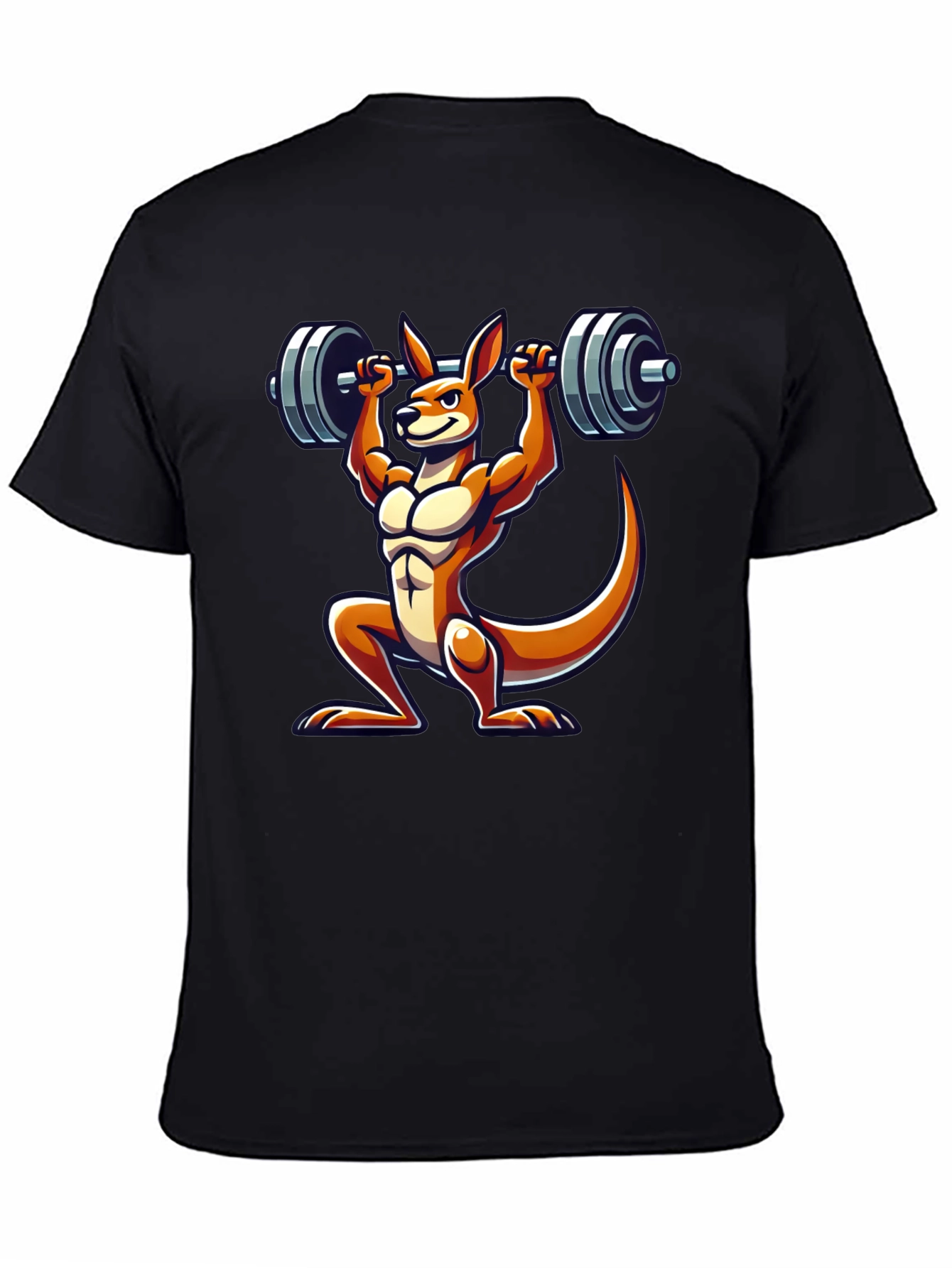 Kangaroo Lifting Barbell Graphic Tee