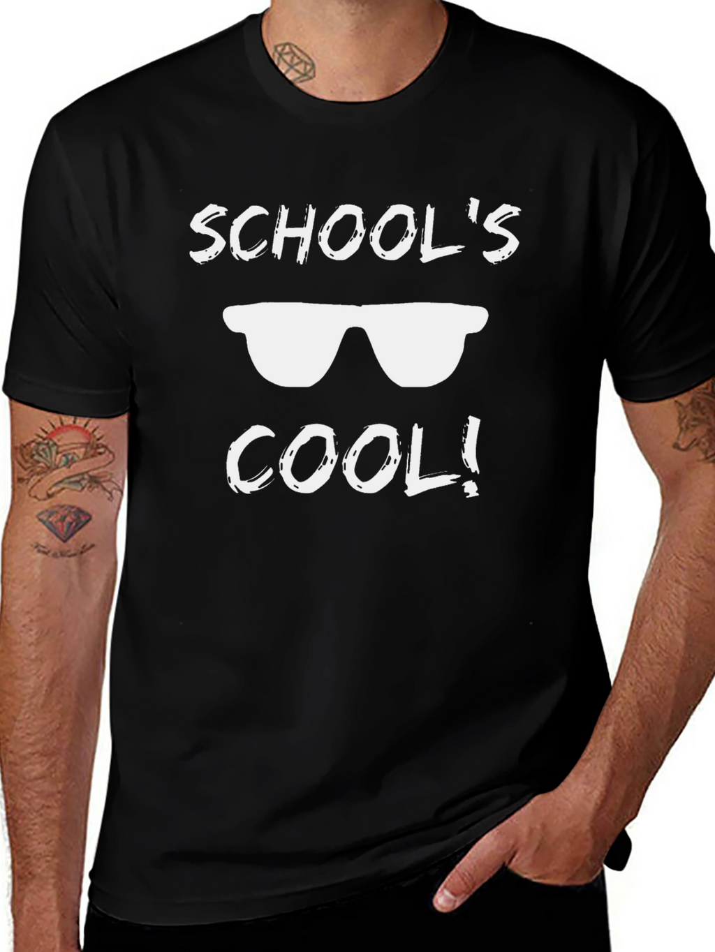 Schools Cool T-Shirt Funny Sunglasses Tee