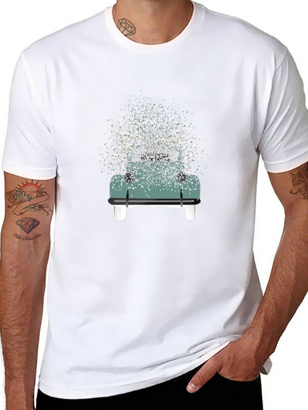 Retro Car Graphic T-Shirt - Classic Style Tee