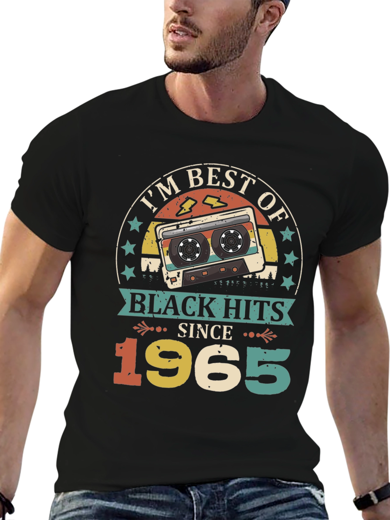 Best of Black Hits 1965 Vintage Cassette T-Shirt