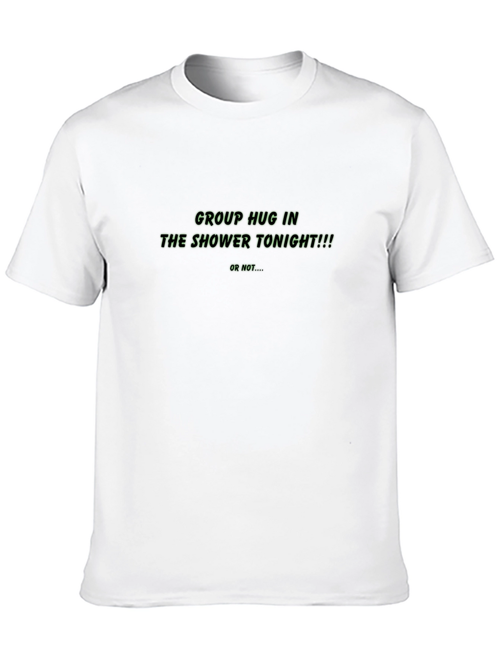 Shower Tonight Mens Black T-Shirt