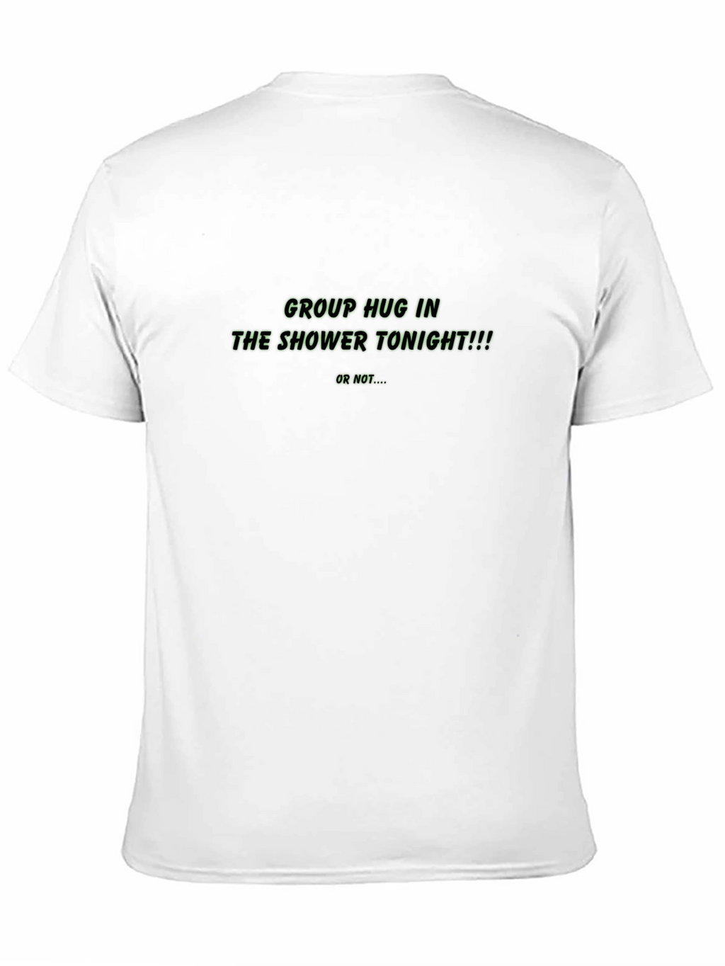 Shower Tonight Mens Black T-Shirt