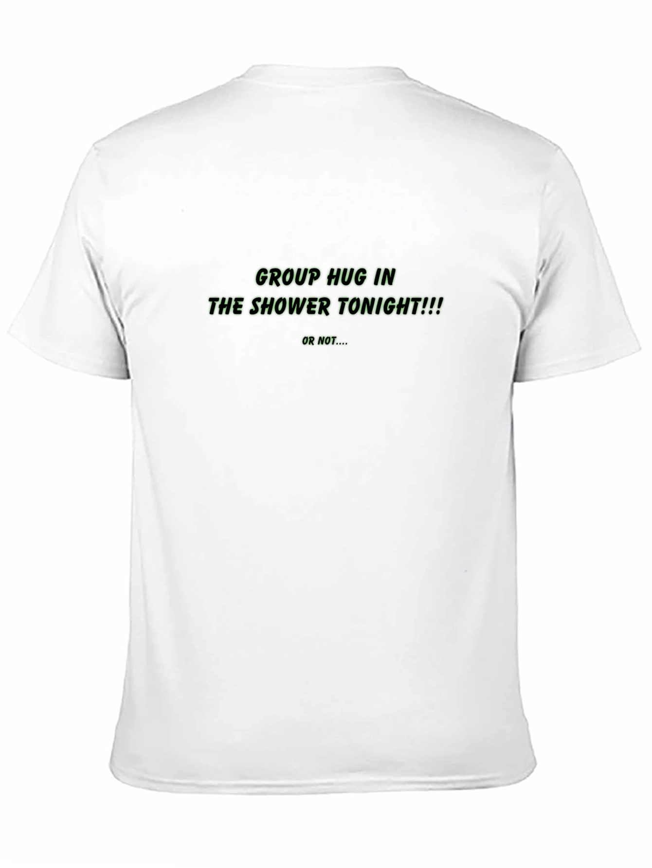 Shower Tonight Mens Black T-Shirt